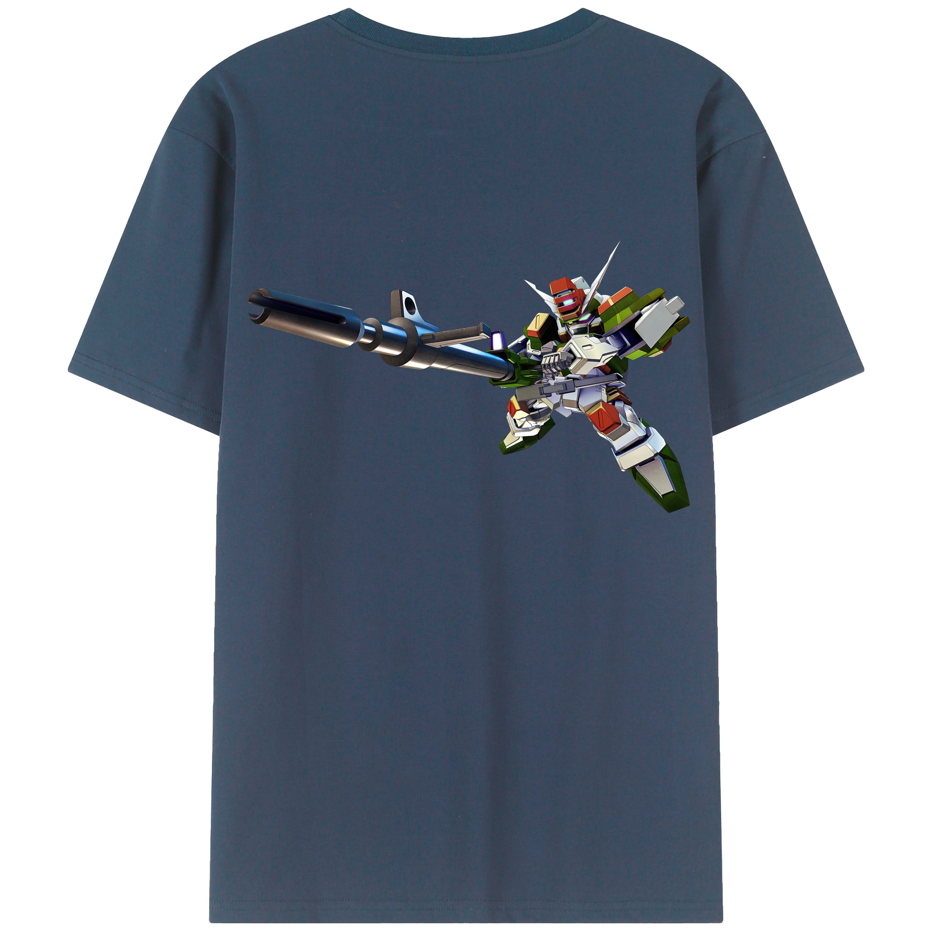 （画像用） 機動戦士ガンダム Mobile Suit Gundam レディース半袖Tシャツ(バックプリント)