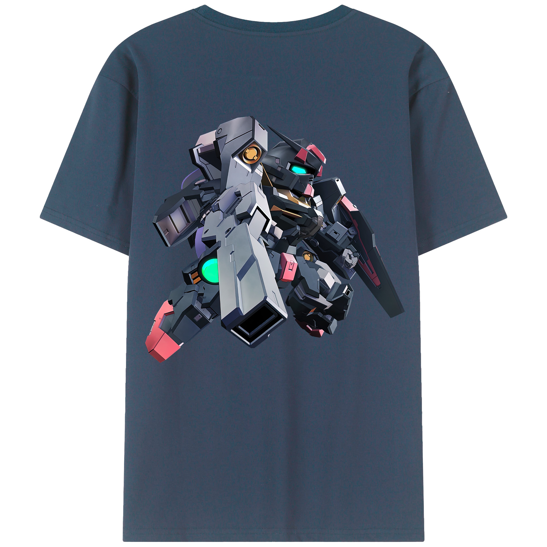 （画像用） 機動戦士ガンダム Mobile Suit Gundam レディース半袖Tシャツ(バックプリント)