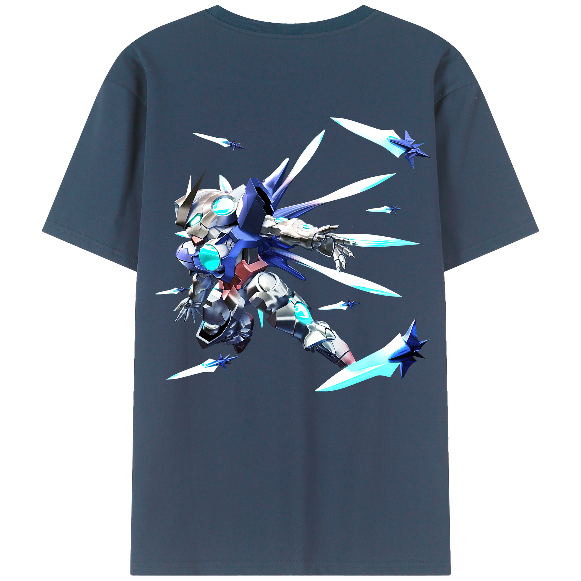 （画像用） 機動戦士ガンダム Mobile Suit Gundam レディース半袖Tシャツ(バックプリント)