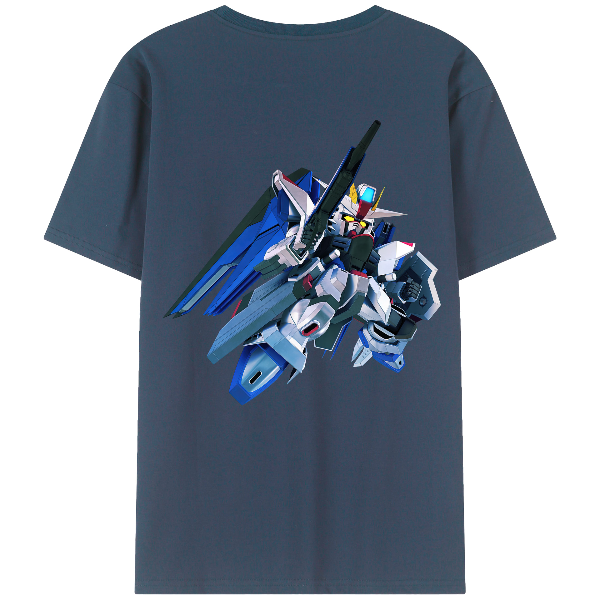 （画像用） 機動戦士ガンダム Mobile Suit Gundam レディース半袖Tシャツ(バックプリント)