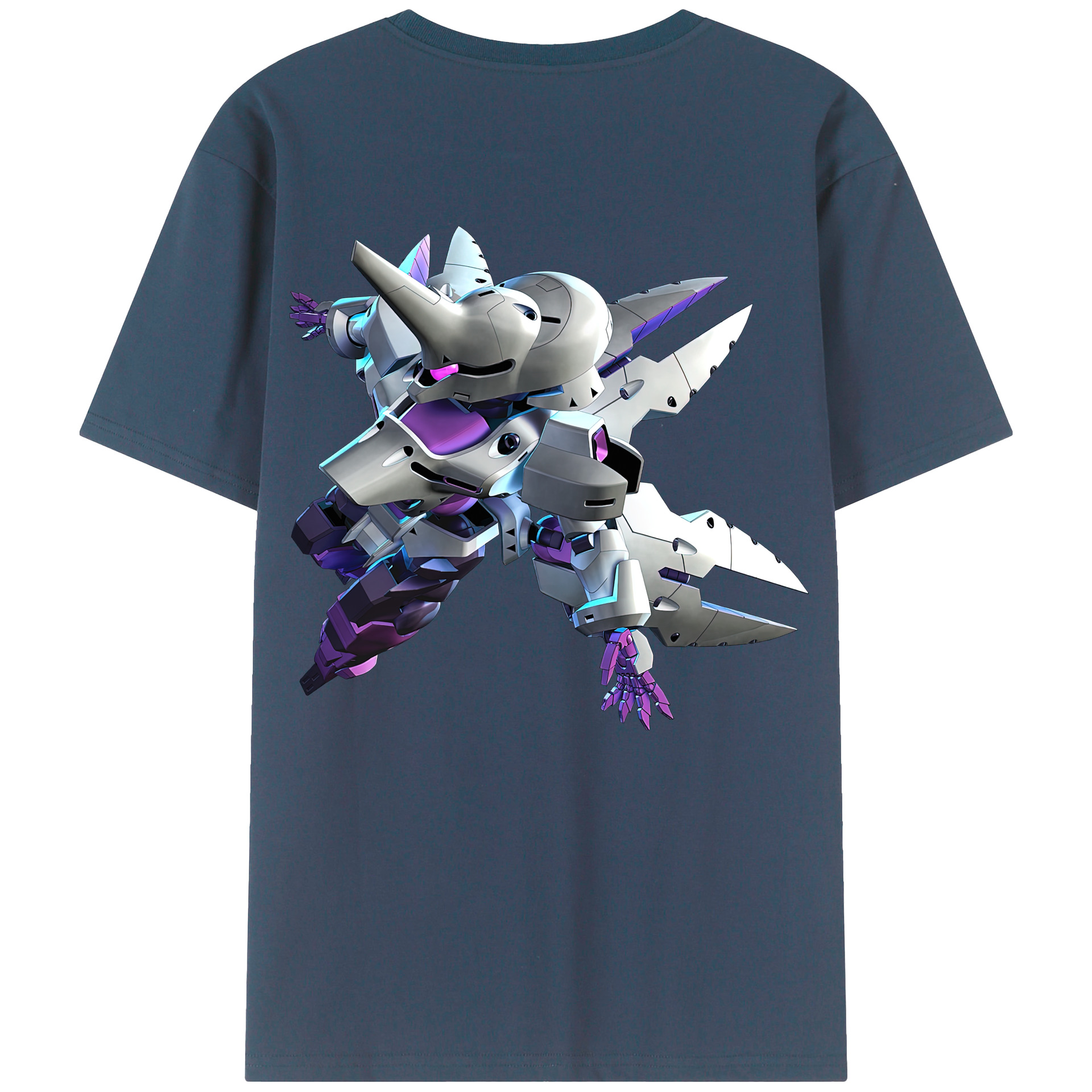 （画像用） 機動戦士ガンダム Mobile Suit Gundam レディース半袖Tシャツ(バックプリント)
