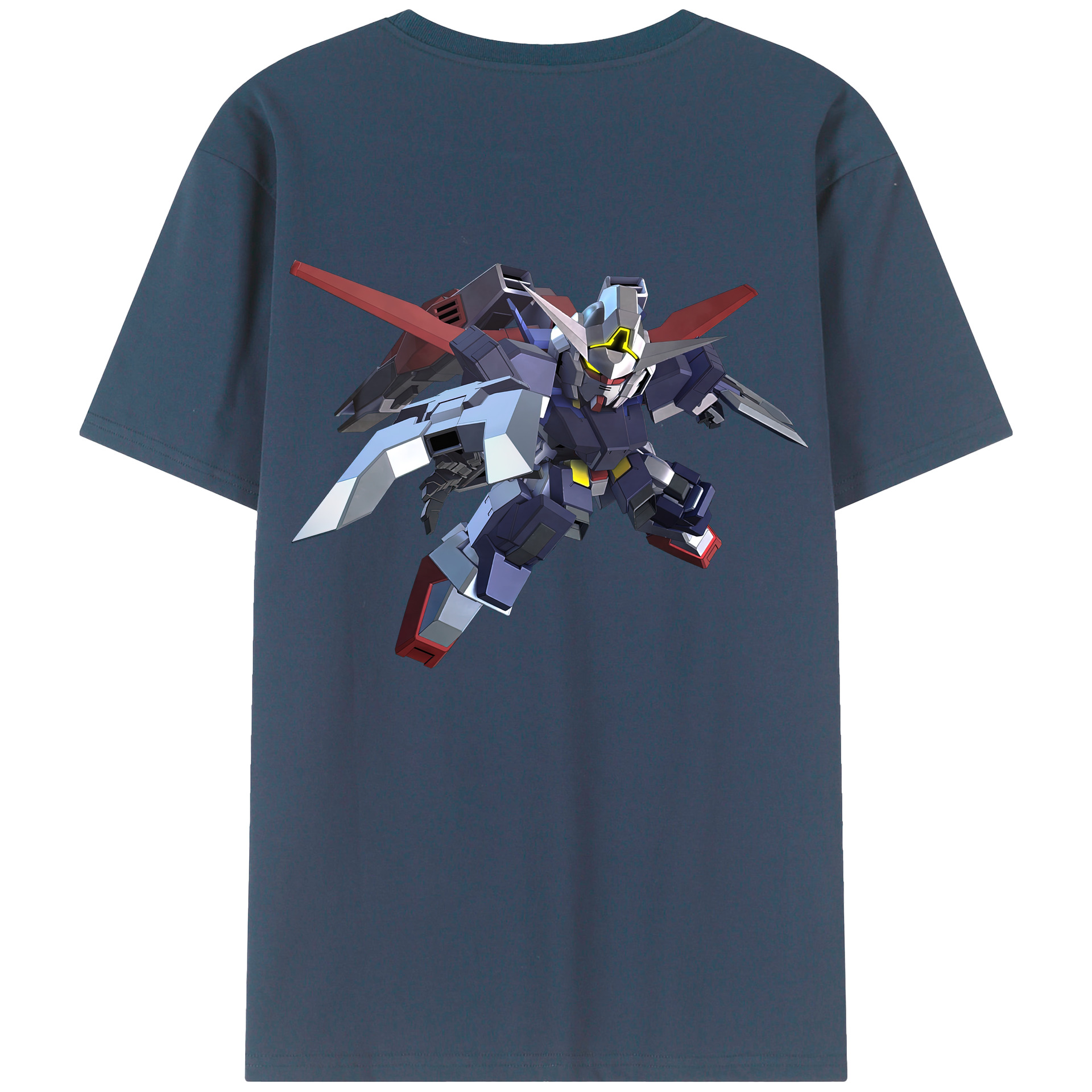 （画像用） 機動戦士ガンダム Mobile Suit Gundam レディース半袖Tシャツ(バックプリント)