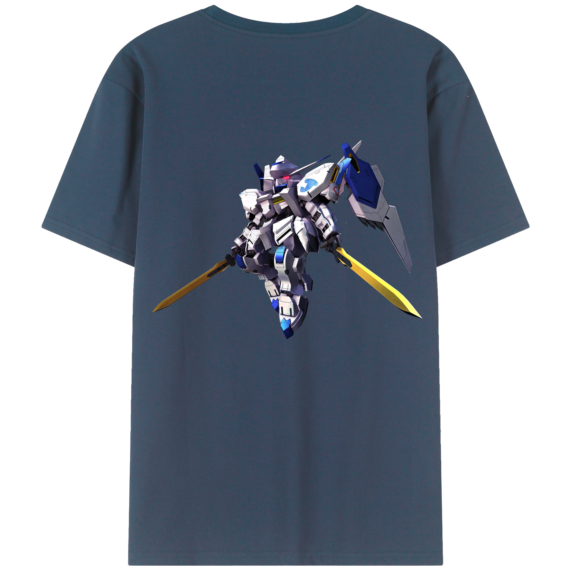 （画像用） 機動戦士ガンダム Mobile Suit Gundam レディース半袖Tシャツ(バックプリント)