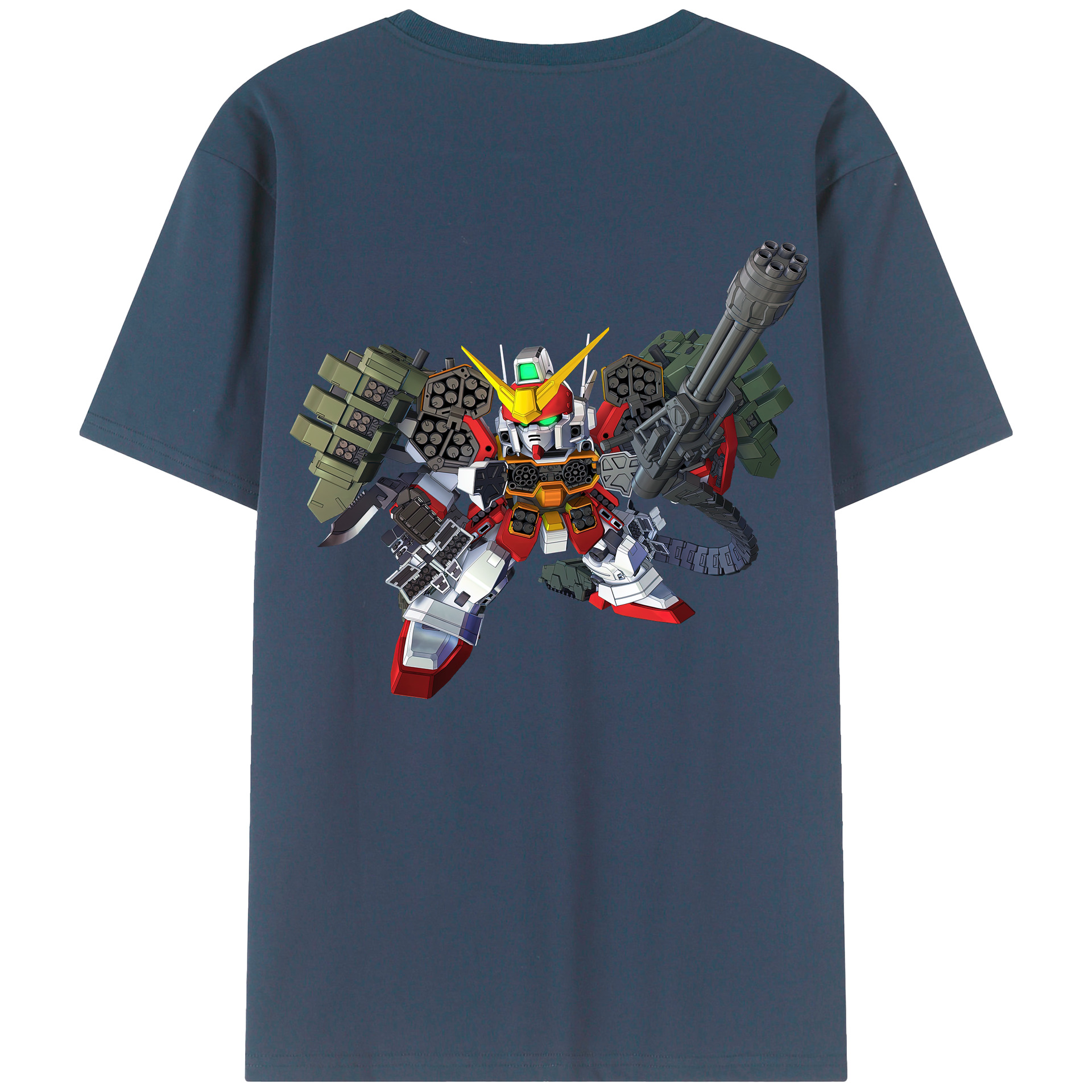（画像用） 機動戦士ガンダム Mobile Suit Gundam レディース半袖Tシャツ(バックプリント)