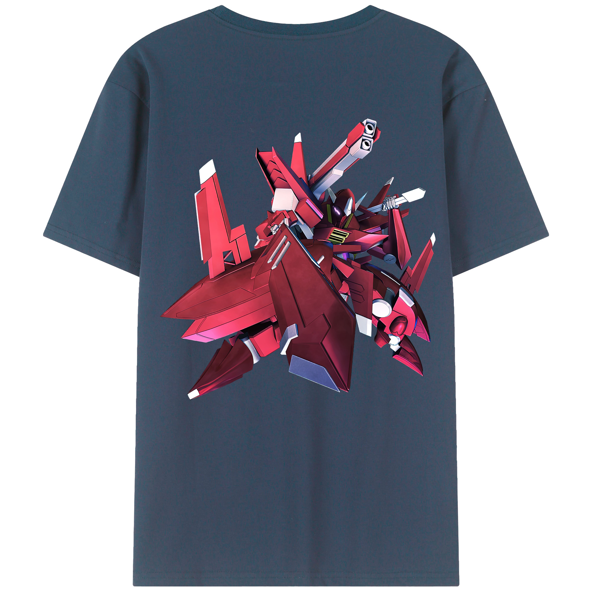 （画像用） 機動戦士ガンダム Mobile Suit Gundam レディース半袖Tシャツ(バックプリント)