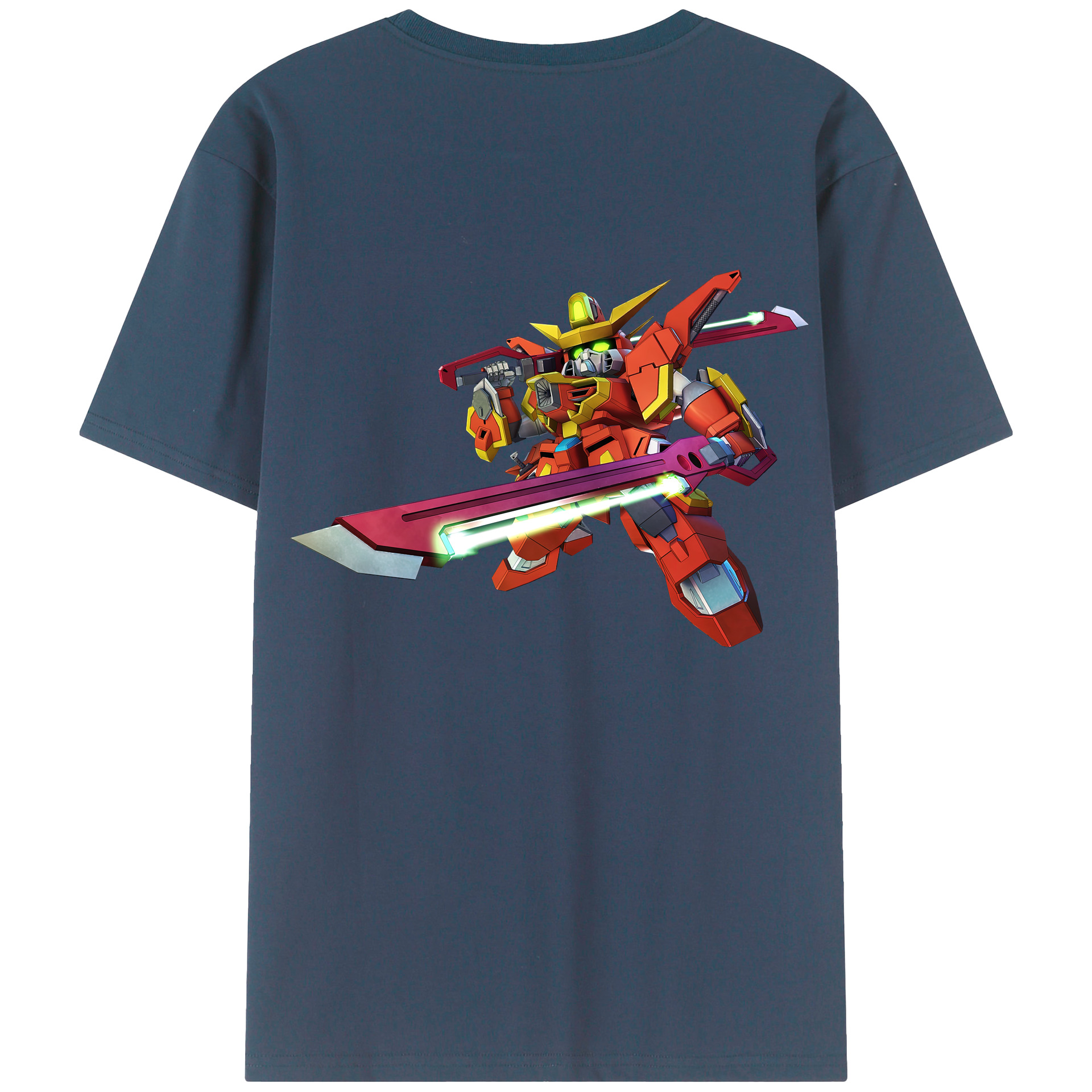 （画像用） 機動戦士ガンダム Mobile Suit Gundam レディース半袖Tシャツ(バックプリント)