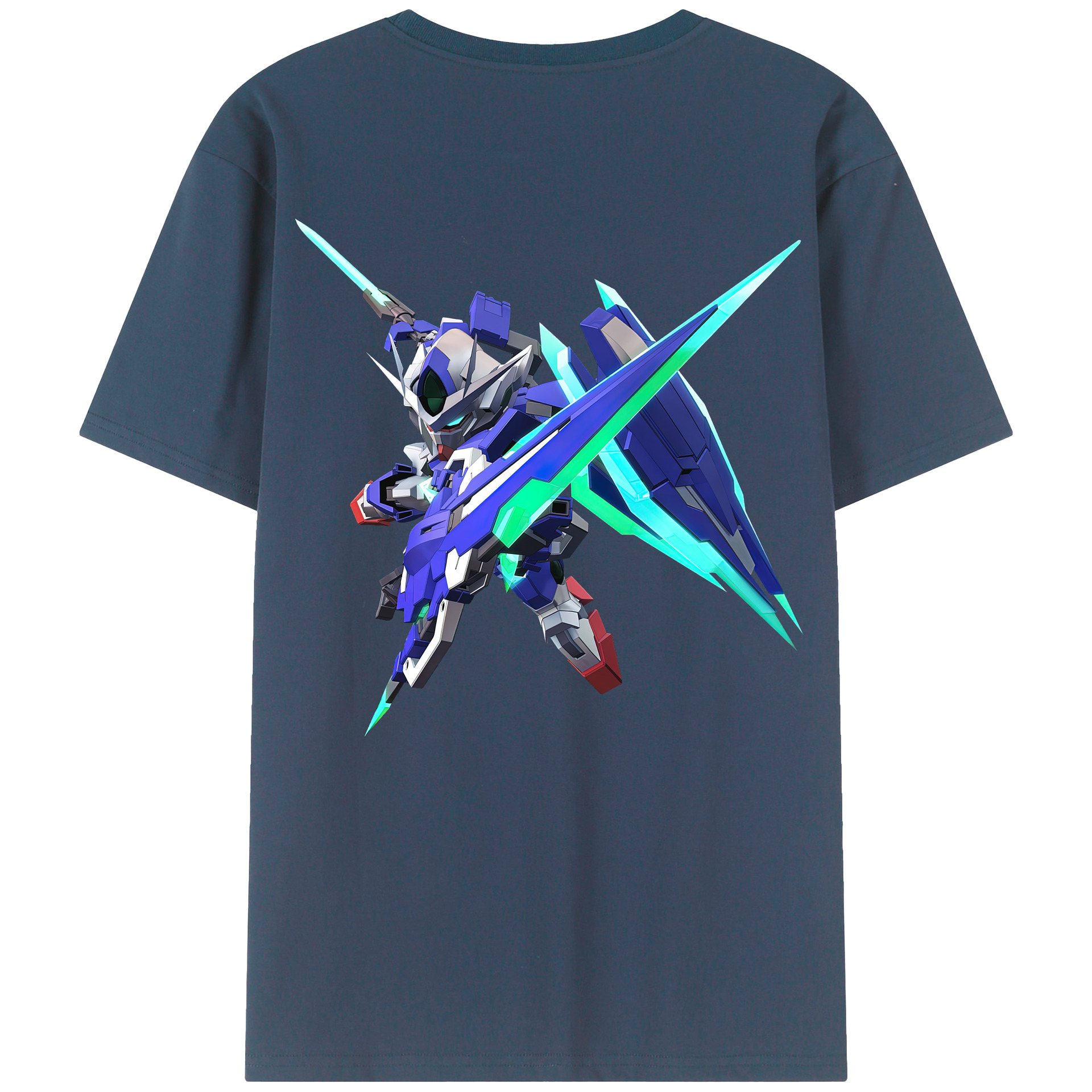 （画像用） 機動戦士ガンダム Mobile Suit Gundam レディース半袖Tシャツ(バックプリント)