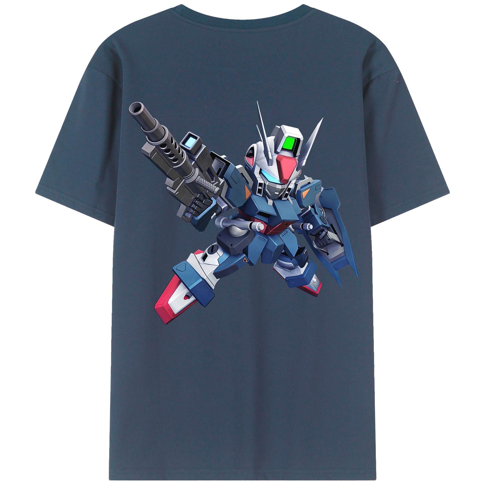 （画像用） 機動戦士ガンダム Mobile Suit Gundam レディース半袖Tシャツ(バックプリント)