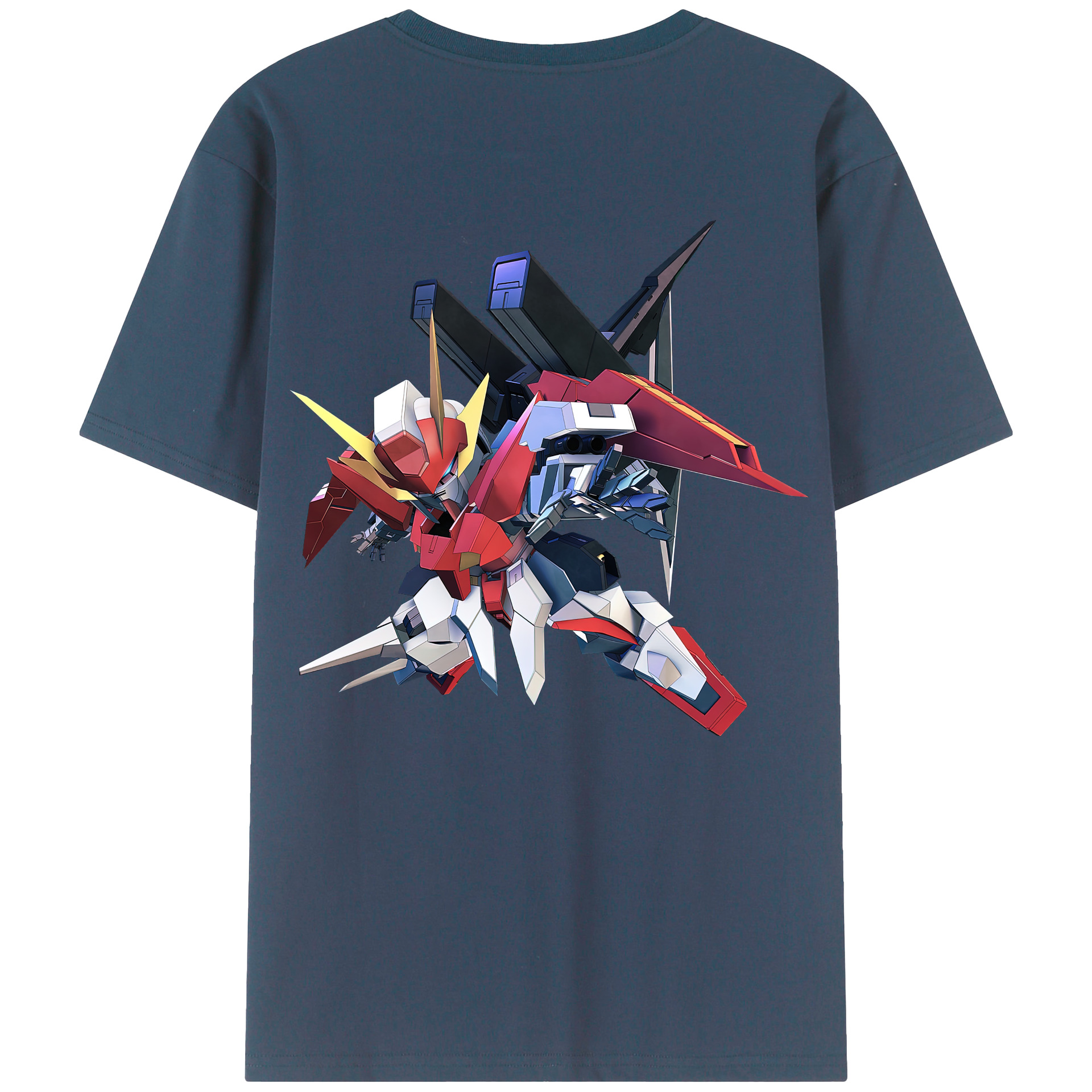 （画像用） 機動戦士ガンダム Mobile Suit Gundam レディース半袖Tシャツ(バックプリント)