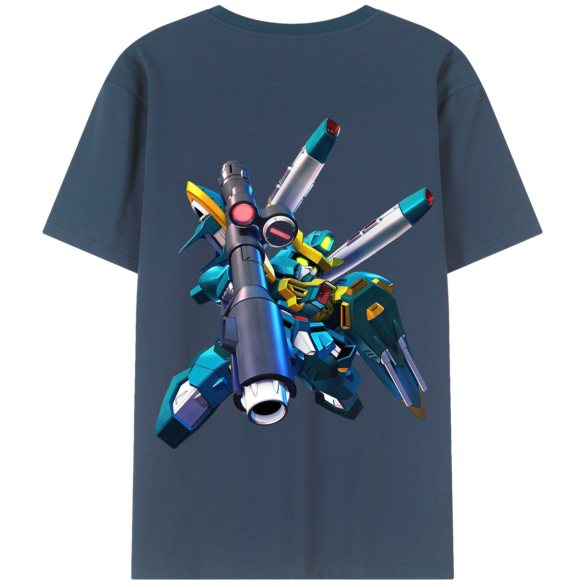 （画像用） 機動戦士ガンダム Mobile Suit Gundam レディース半袖Tシャツ(バックプリント)