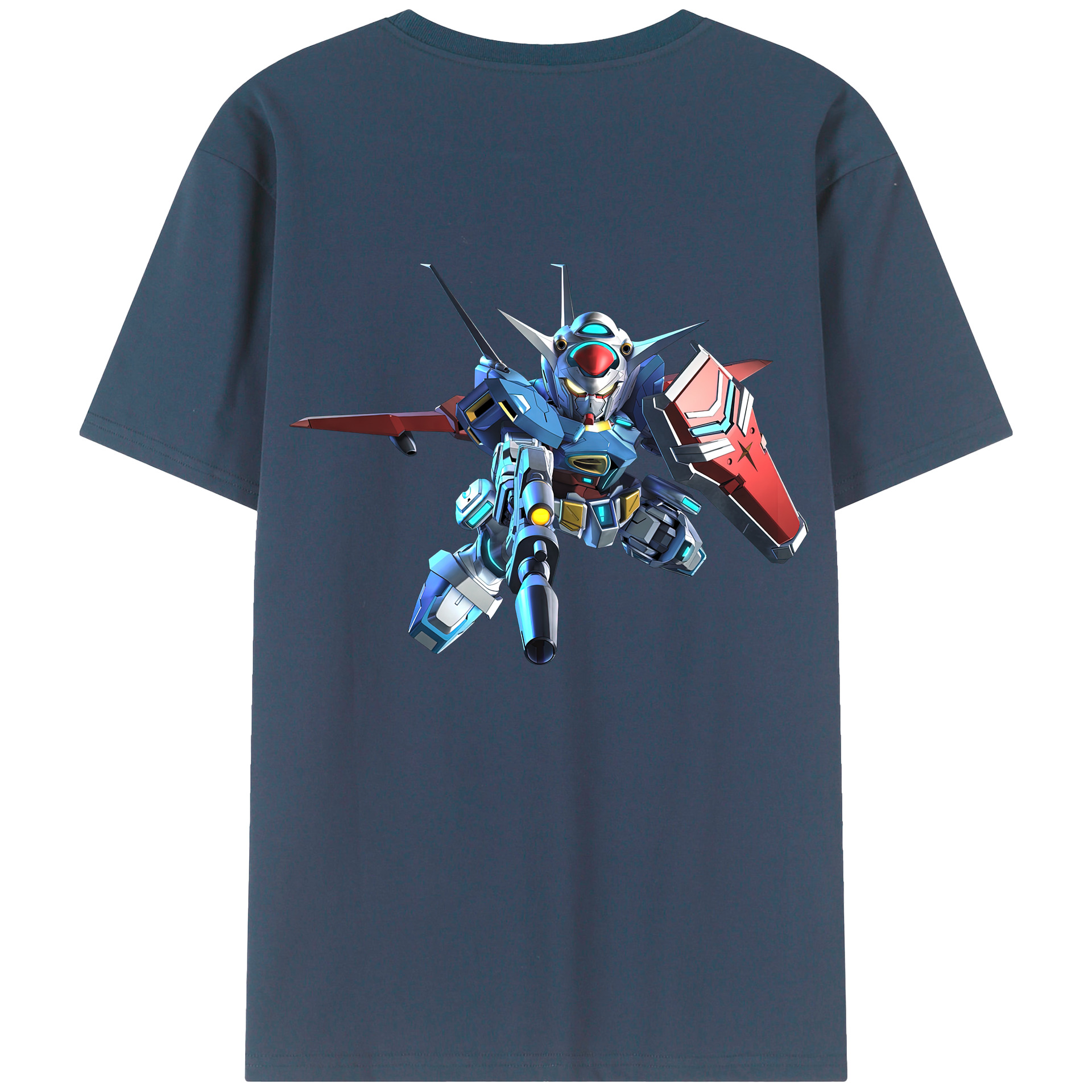 （画像用） 機動戦士ガンダム Mobile Suit Gundam レディース半袖Tシャツ(バックプリント)