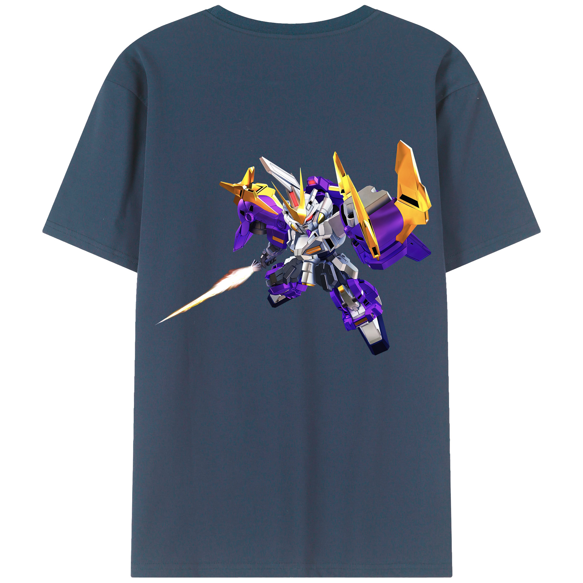 （画像用） 機動戦士ガンダム Mobile Suit Gundam レディース半袖Tシャツ(バックプリント)