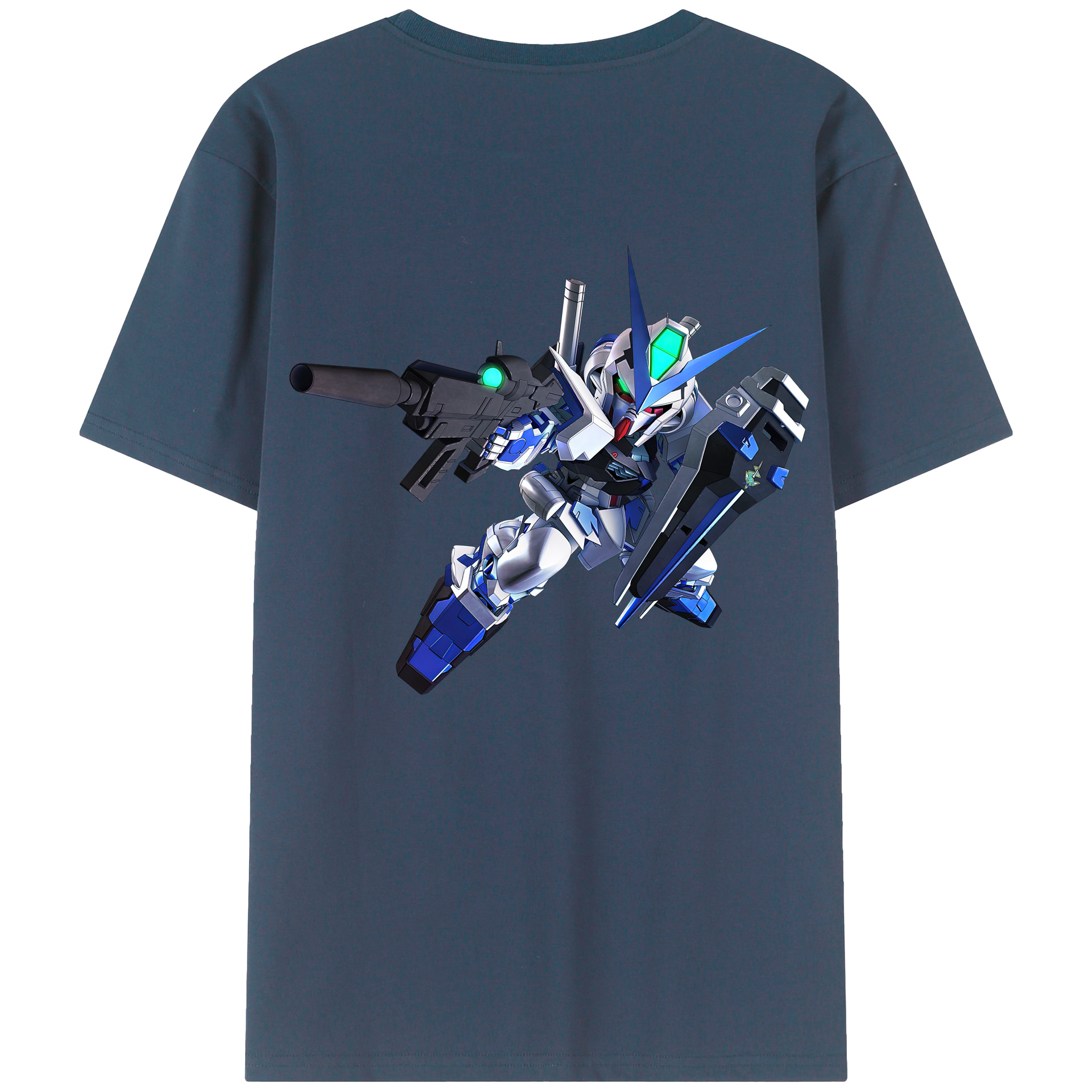 （画像用） 機動戦士ガンダム Mobile Suit Gundam レディース半袖Tシャツ(バックプリント)
