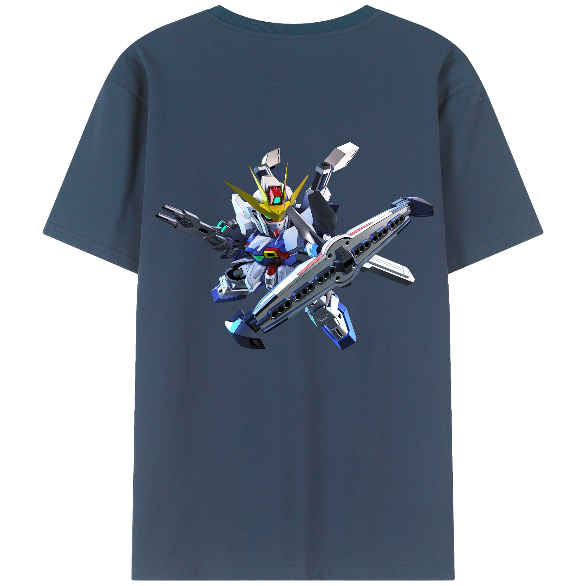 （画像用） 機動戦士ガンダム Mobile Suit Gundam レディース半袖Tシャツ(バックプリント)