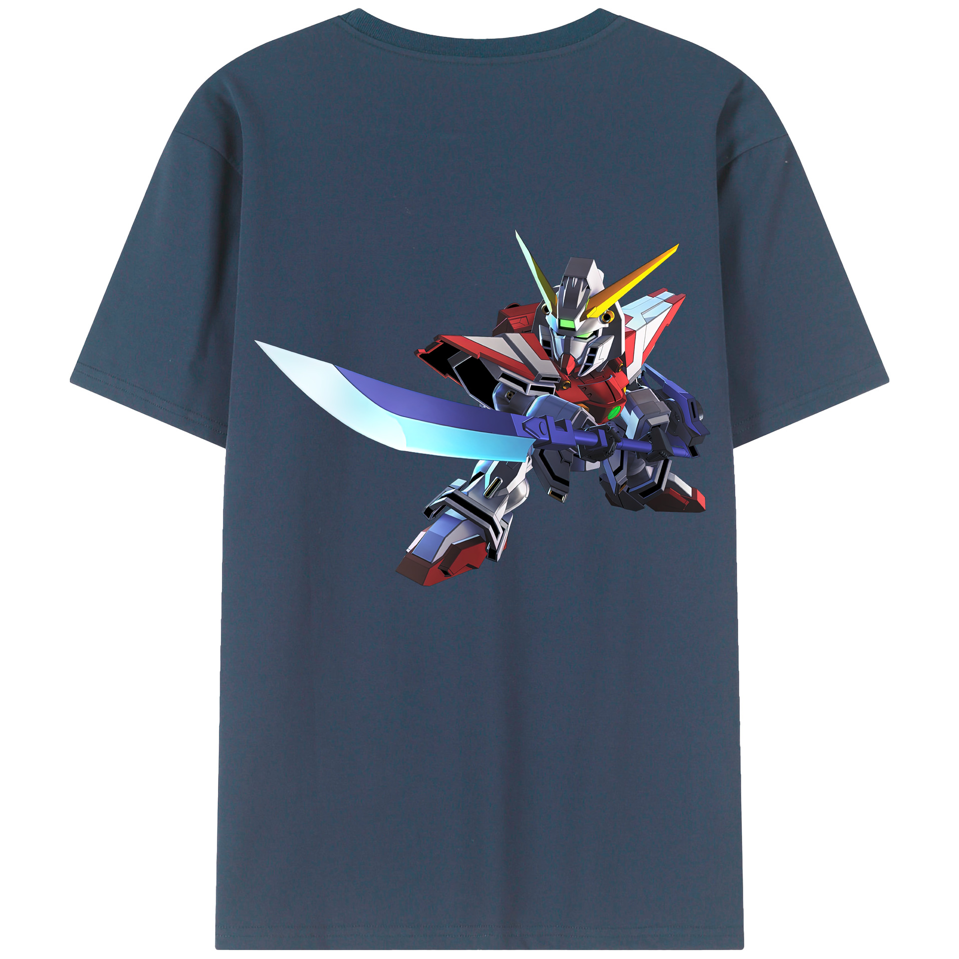 （画像用） 機動戦士ガンダム Mobile Suit Gundam レディース半袖Tシャツ(バックプリント)