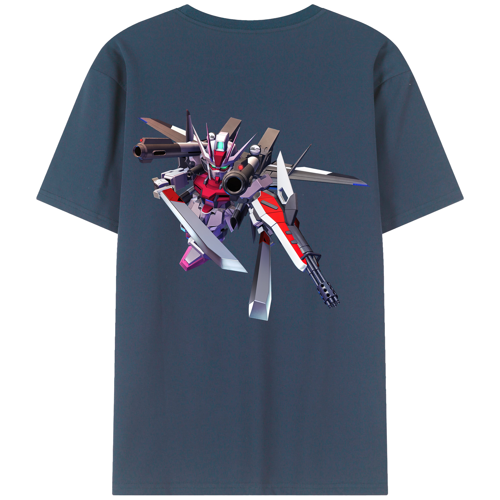 （画像用） 機動戦士ガンダム Mobile Suit Gundam レディース半袖Tシャツ(バックプリント)
