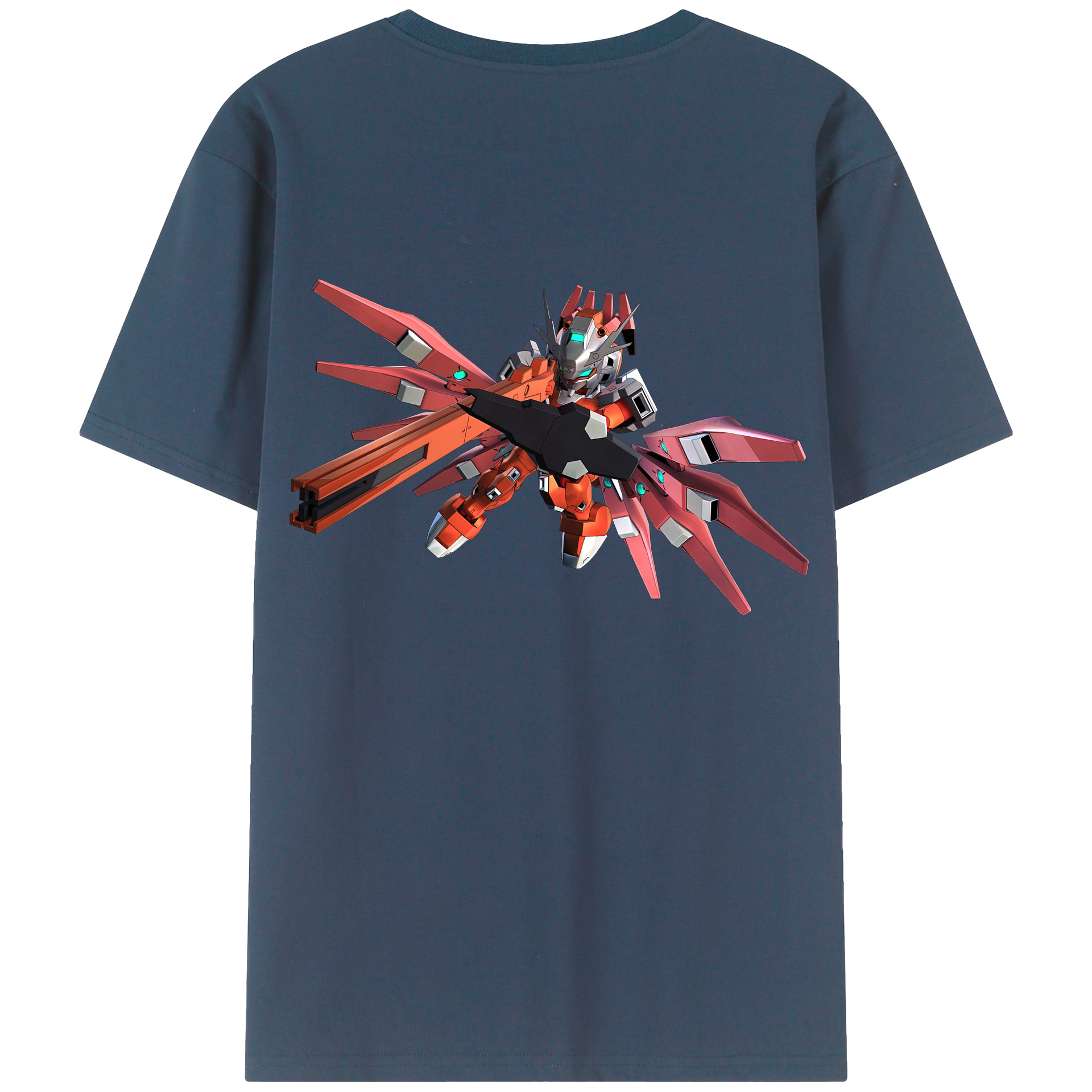 （画像用） 機動戦士ガンダム Mobile Suit Gundam レディース半袖Tシャツ(バックプリント)