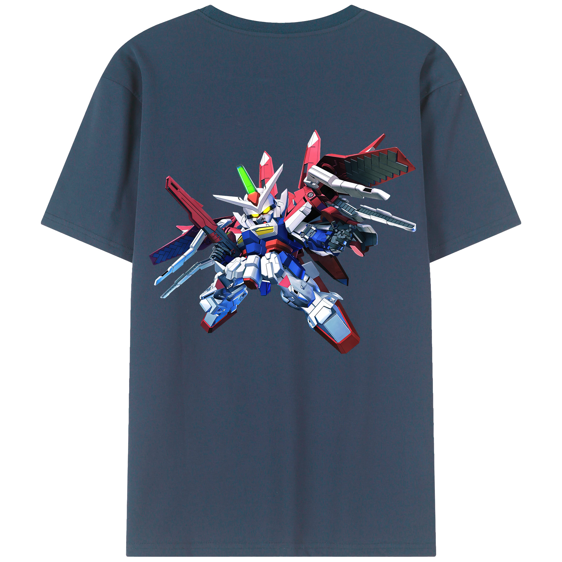 （画像用） 機動戦士ガンダム Mobile Suit Gundam レディース半袖Tシャツ(バックプリント)