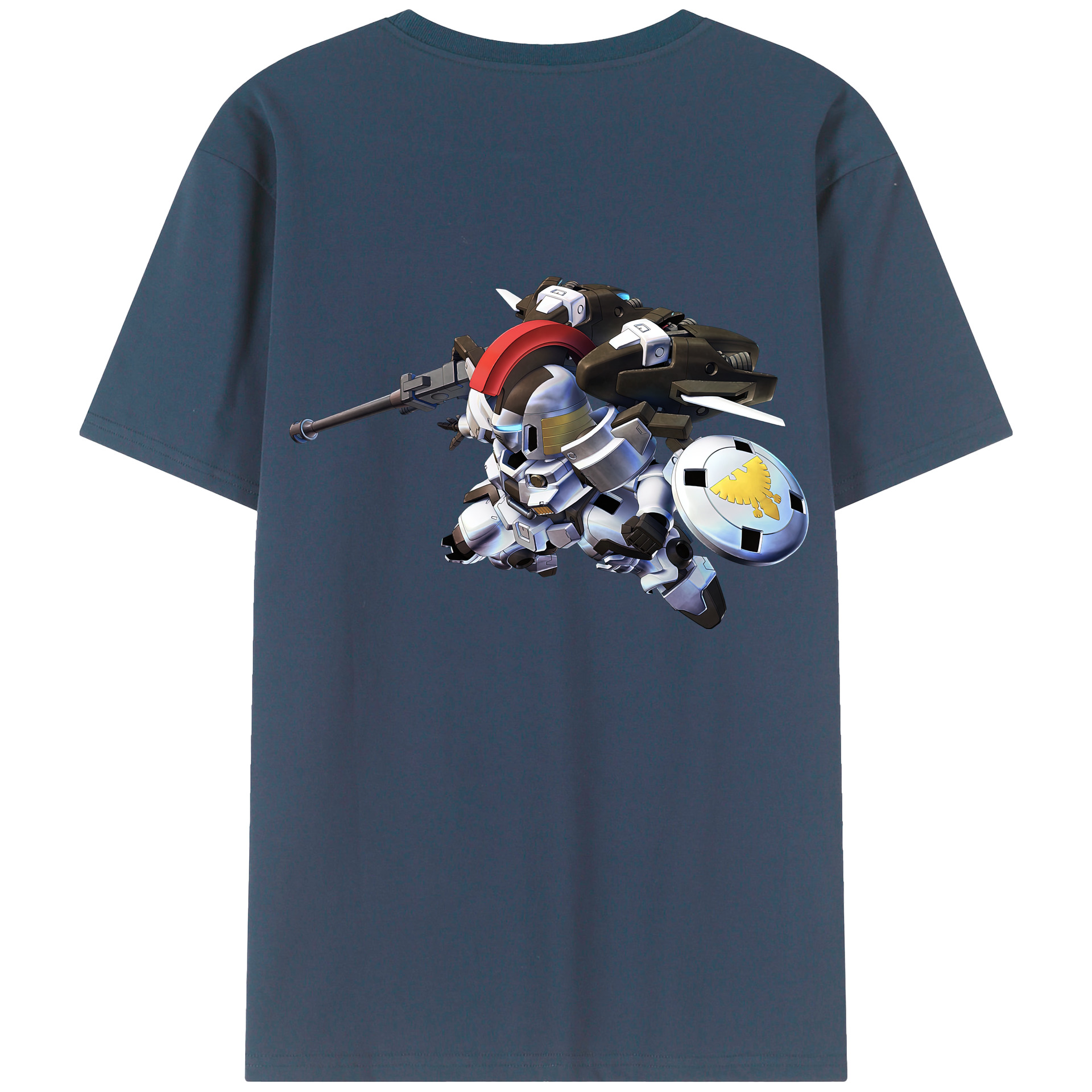 （画像用） 機動戦士ガンダム Mobile Suit Gundam レディース半袖Tシャツ(バックプリント)