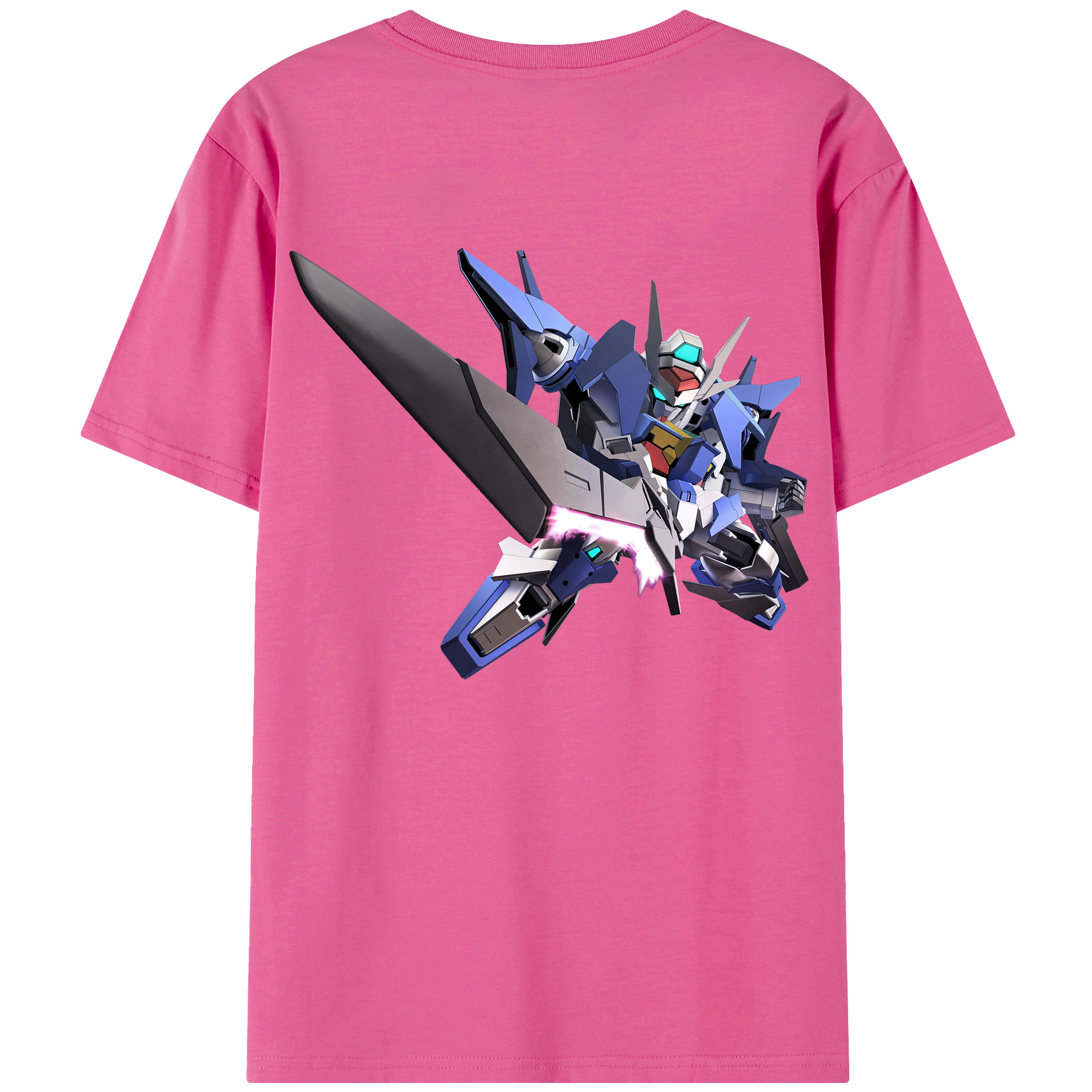 （画像用） 機動戦士ガンダム Mobile Suit Gundam レディース半袖Tシャツ(バックプリント)