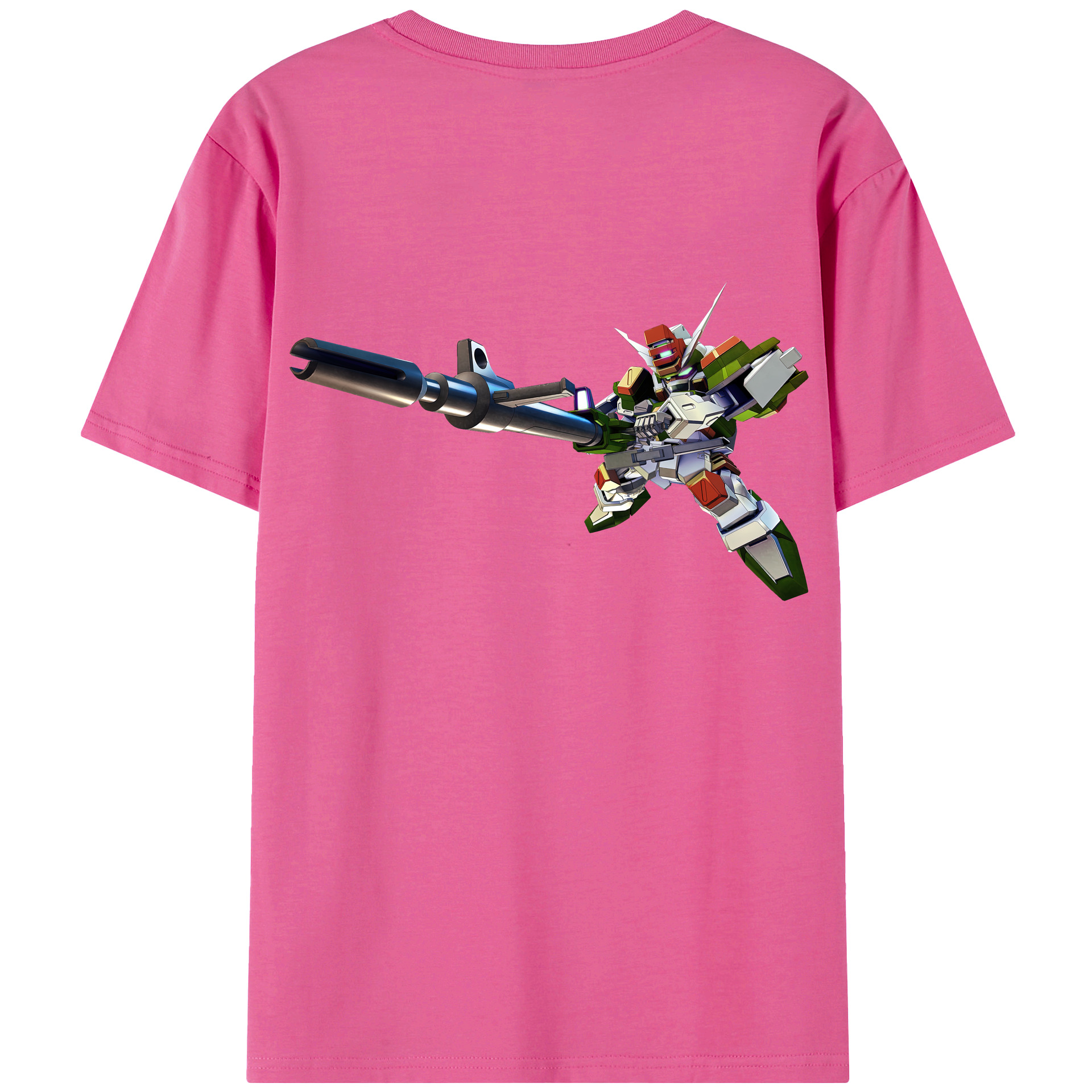 （画像用） 機動戦士ガンダム Mobile Suit Gundam レディース半袖Tシャツ(バックプリント)