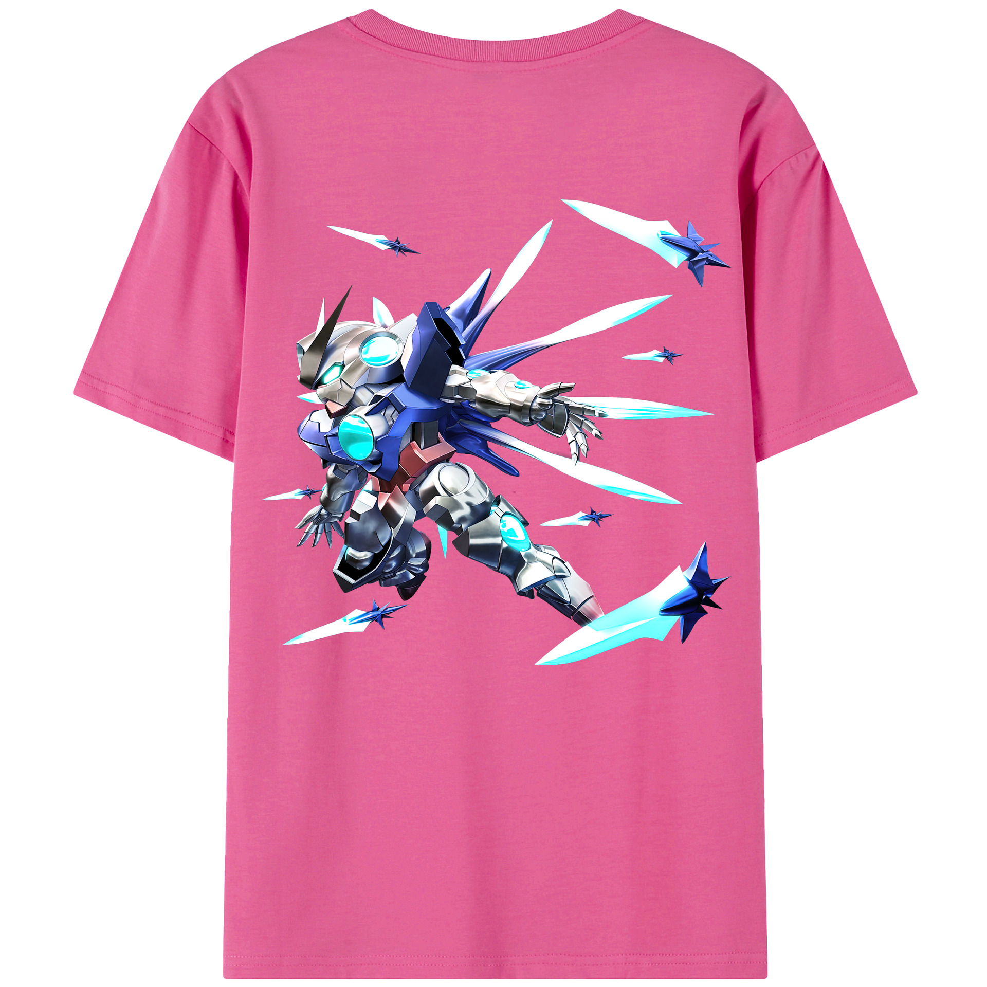 （画像用） 機動戦士ガンダム Mobile Suit Gundam レディース半袖Tシャツ(バックプリント)