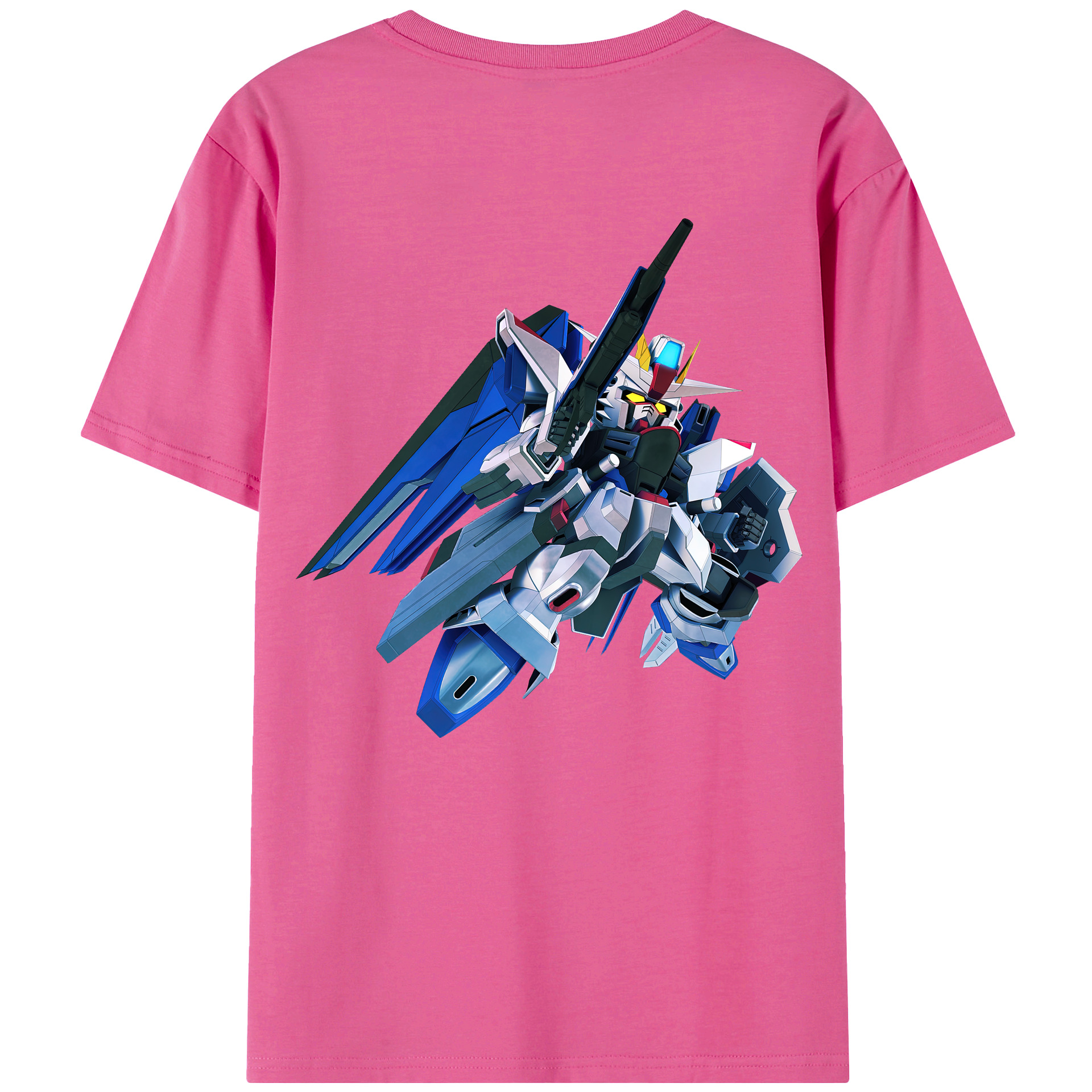 （画像用） 機動戦士ガンダム Mobile Suit Gundam レディース半袖Tシャツ(バックプリント)
