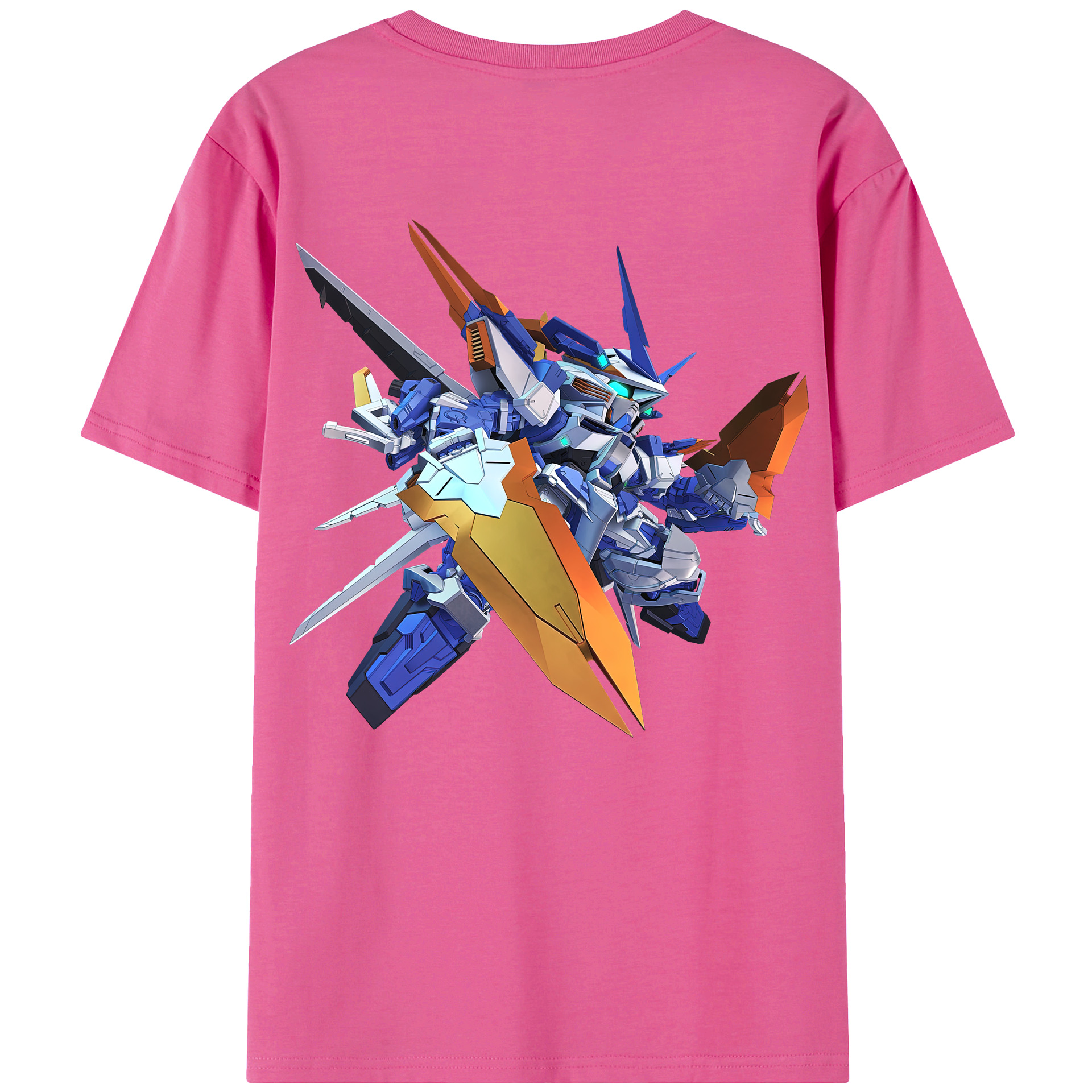 （画像用） 機動戦士ガンダム Mobile Suit Gundam レディース半袖Tシャツ(バックプリント)