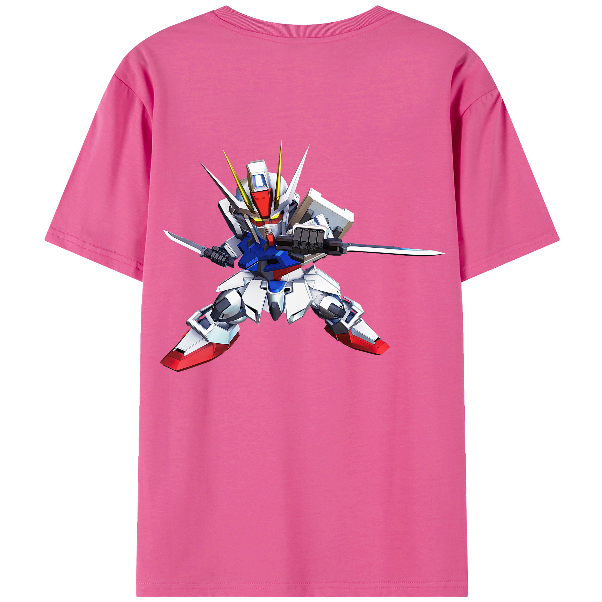 （画像用） 機動戦士ガンダム Mobile Suit Gundam レディース半袖Tシャツ(バックプリント)