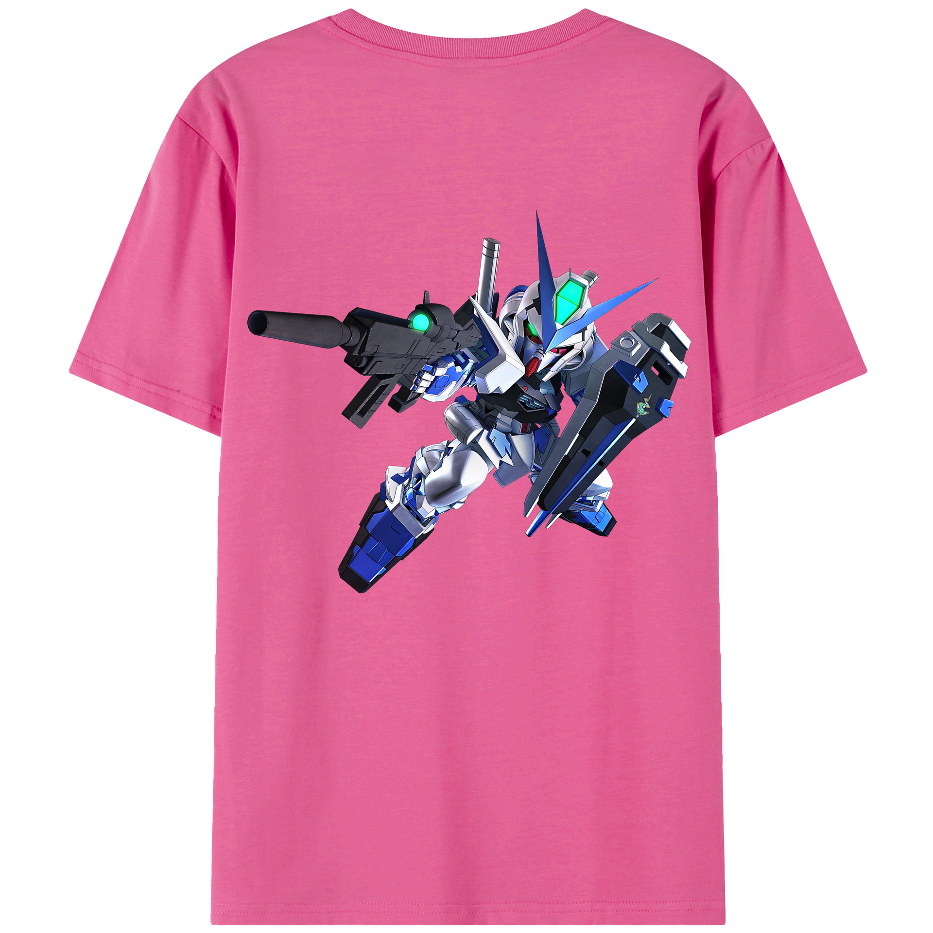 （画像用） 機動戦士ガンダム Mobile Suit Gundam レディース半袖Tシャツ(バックプリント)