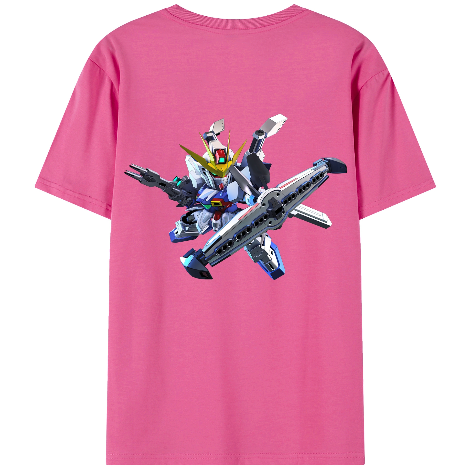 （画像用） 機動戦士ガンダム Mobile Suit Gundam レディース半袖Tシャツ(バックプリント)