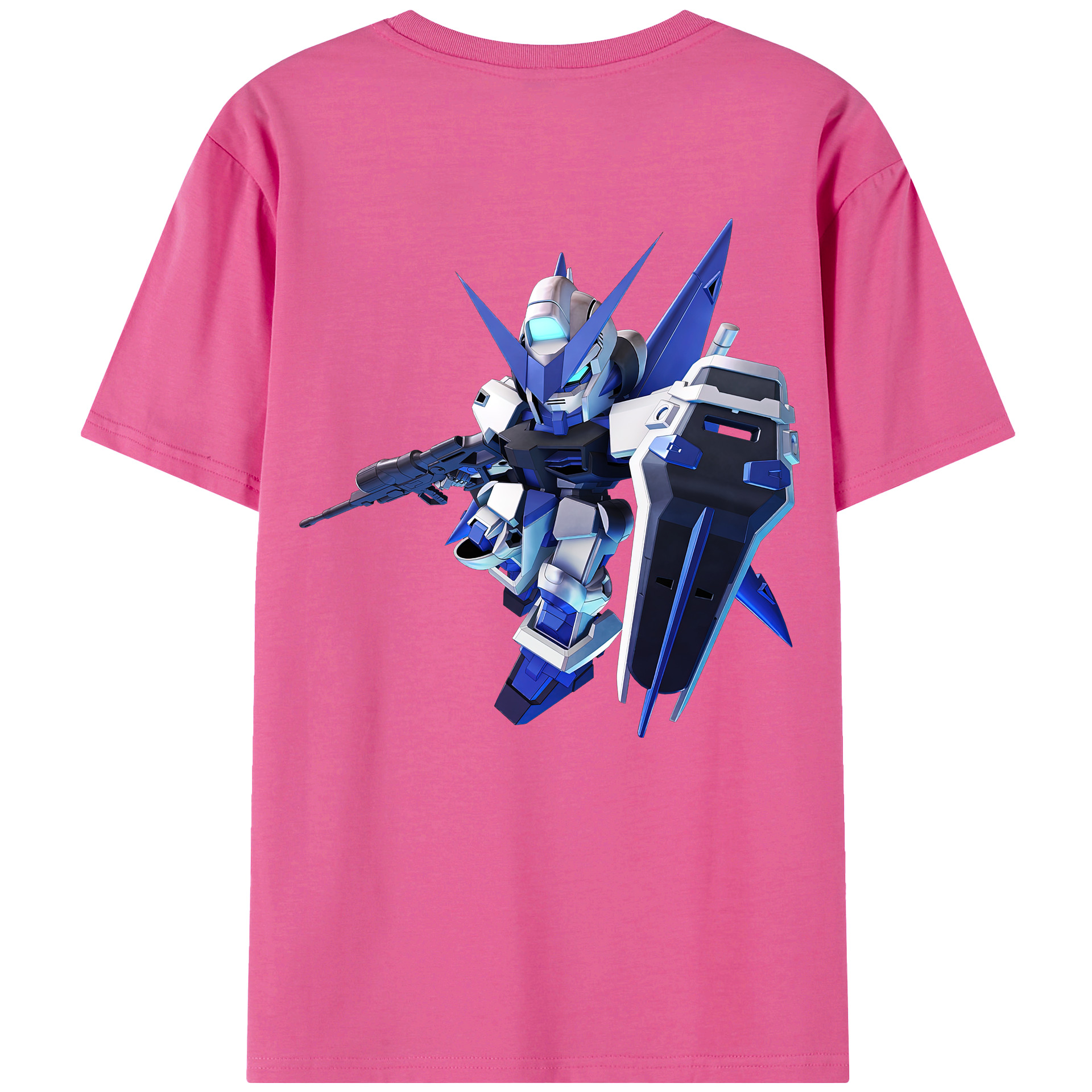 （画像用） 機動戦士ガンダム Mobile Suit Gundam レディース半袖Tシャツ(バックプリント)