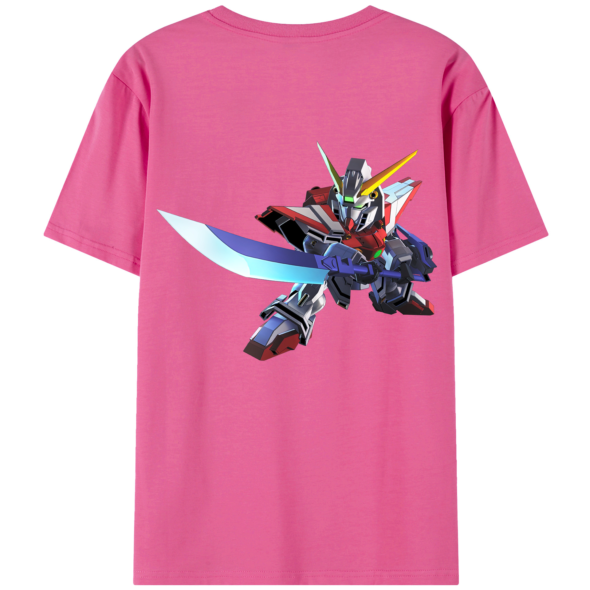 （画像用） 機動戦士ガンダム Mobile Suit Gundam レディース半袖Tシャツ(バックプリント)