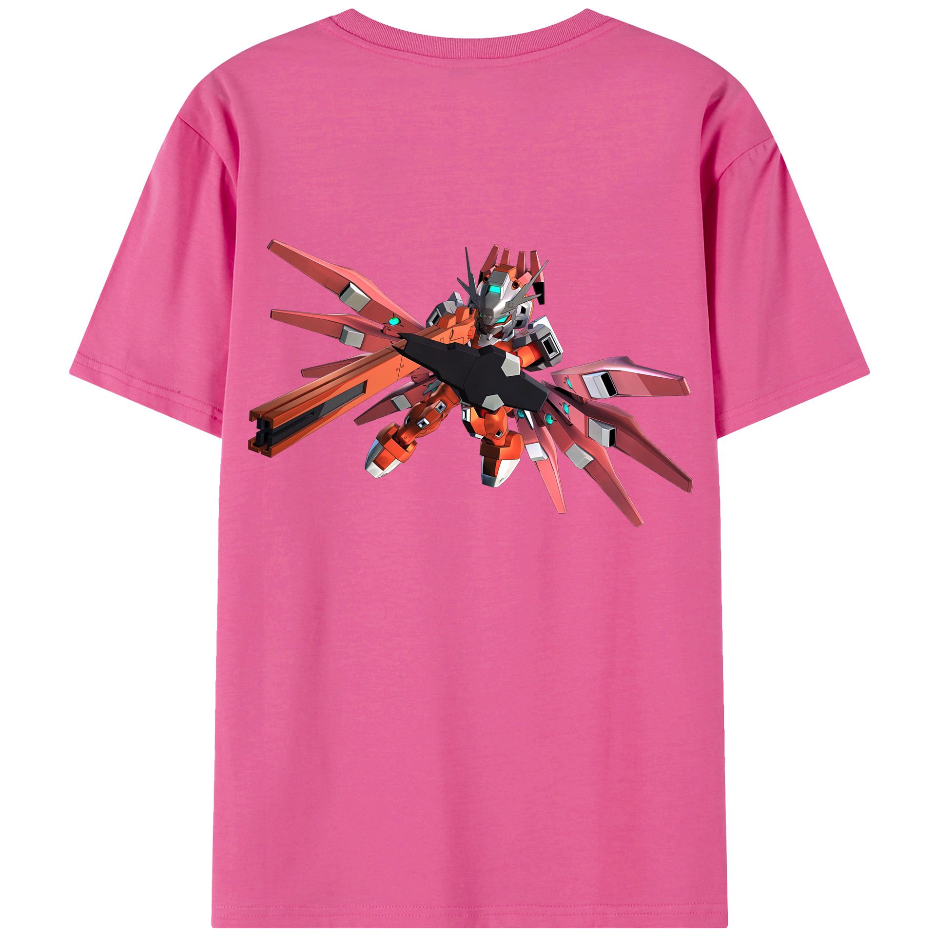 （画像用） 機動戦士ガンダム Mobile Suit Gundam レディース半袖Tシャツ(バックプリント)