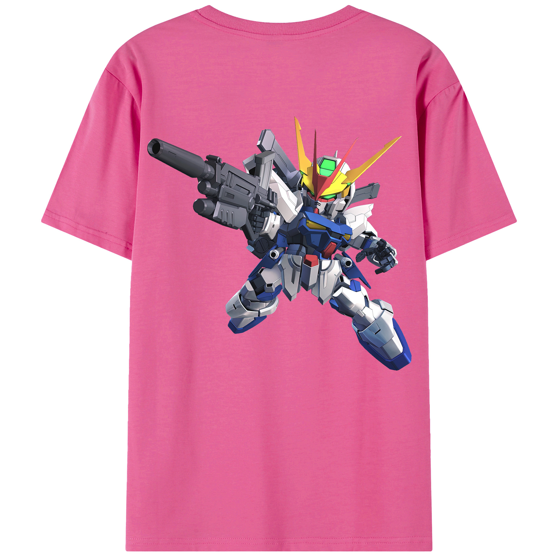（画像用） 機動戦士ガンダム Mobile Suit Gundam レディース半袖Tシャツ(バックプリント)