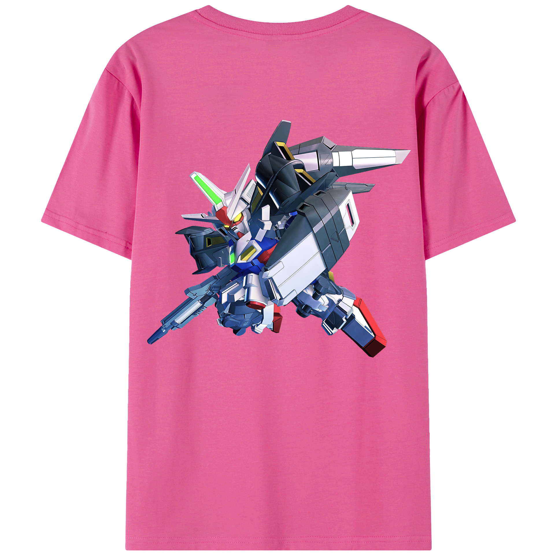 （画像用） 機動戦士ガンダム Mobile Suit Gundam レディース半袖Tシャツ(バックプリント)