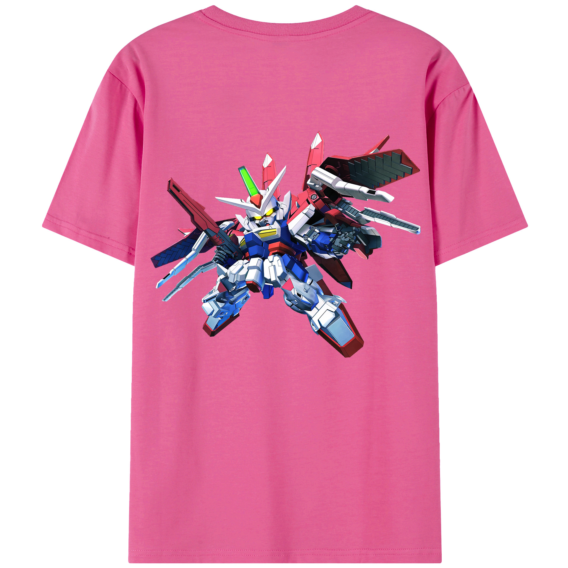 （画像用） 機動戦士ガンダム Mobile Suit Gundam レディース半袖Tシャツ(バックプリント)