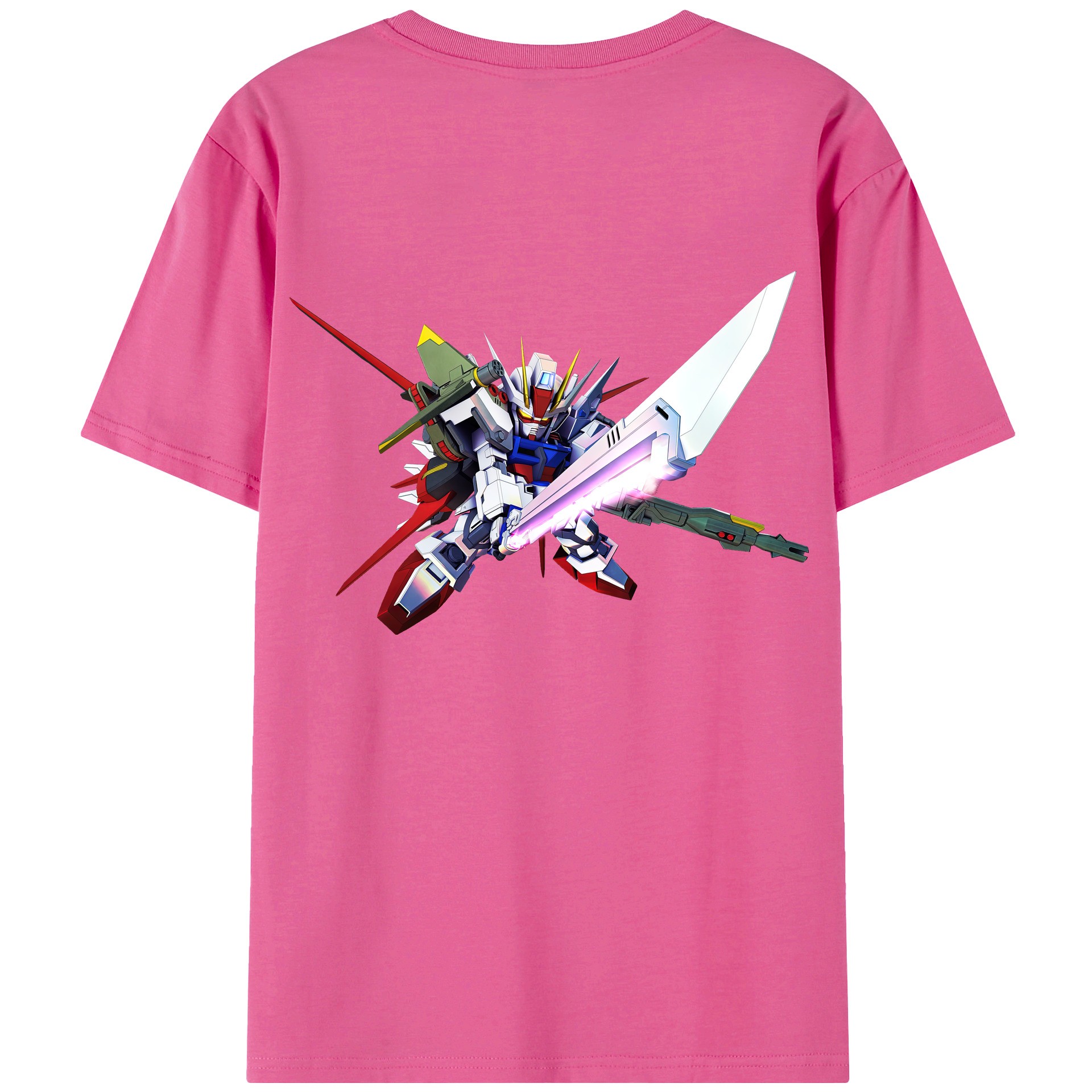 （画像用） 機動戦士ガンダム Mobile Suit Gundam レディース半袖Tシャツ(バックプリント)