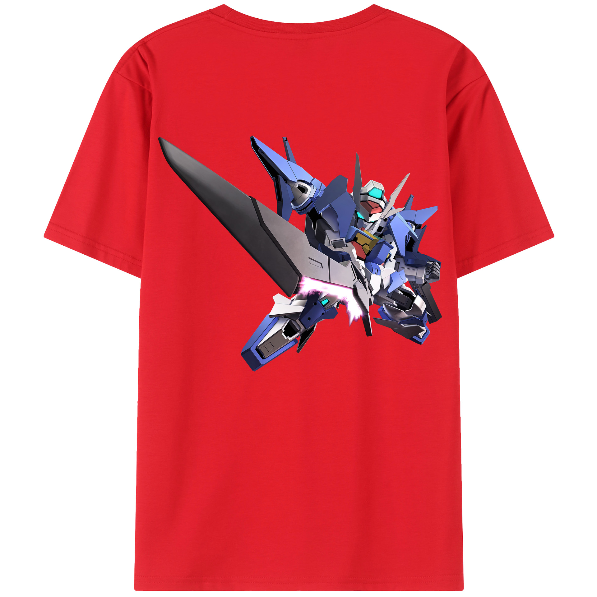 （画像用） 機動戦士ガンダム Mobile Suit Gundam レディース半袖Tシャツ(バックプリント)