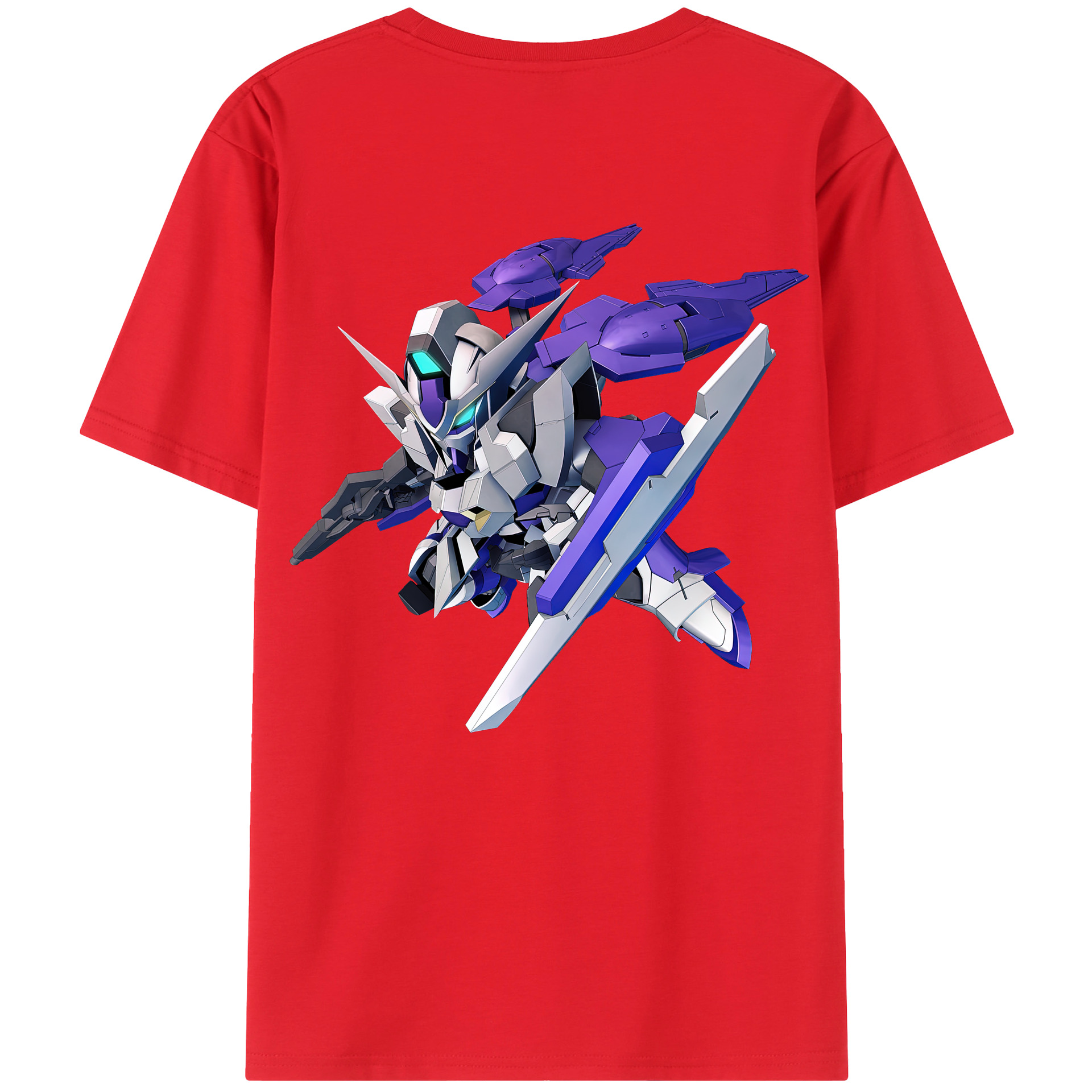 （画像用） 機動戦士ガンダム Mobile Suit Gundam レディース半袖Tシャツ(バックプリント)