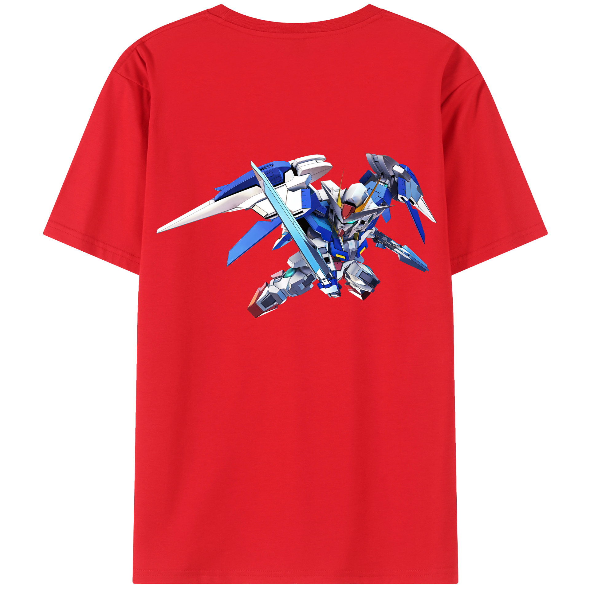 （画像用） 機動戦士ガンダム Mobile Suit Gundam レディース半袖Tシャツ(バックプリント)