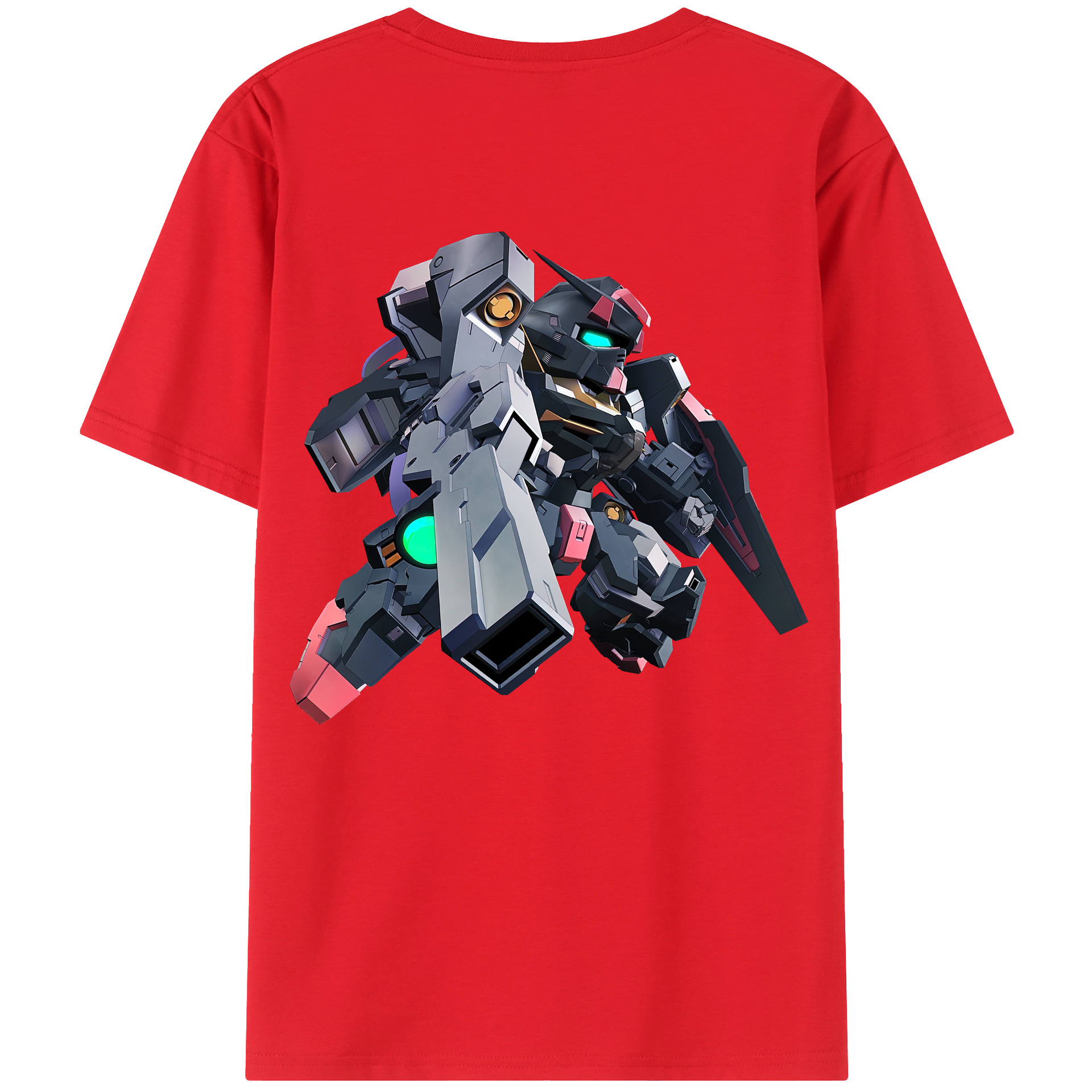 （画像用） 機動戦士ガンダム Mobile Suit Gundam レディース半袖Tシャツ(バックプリント)