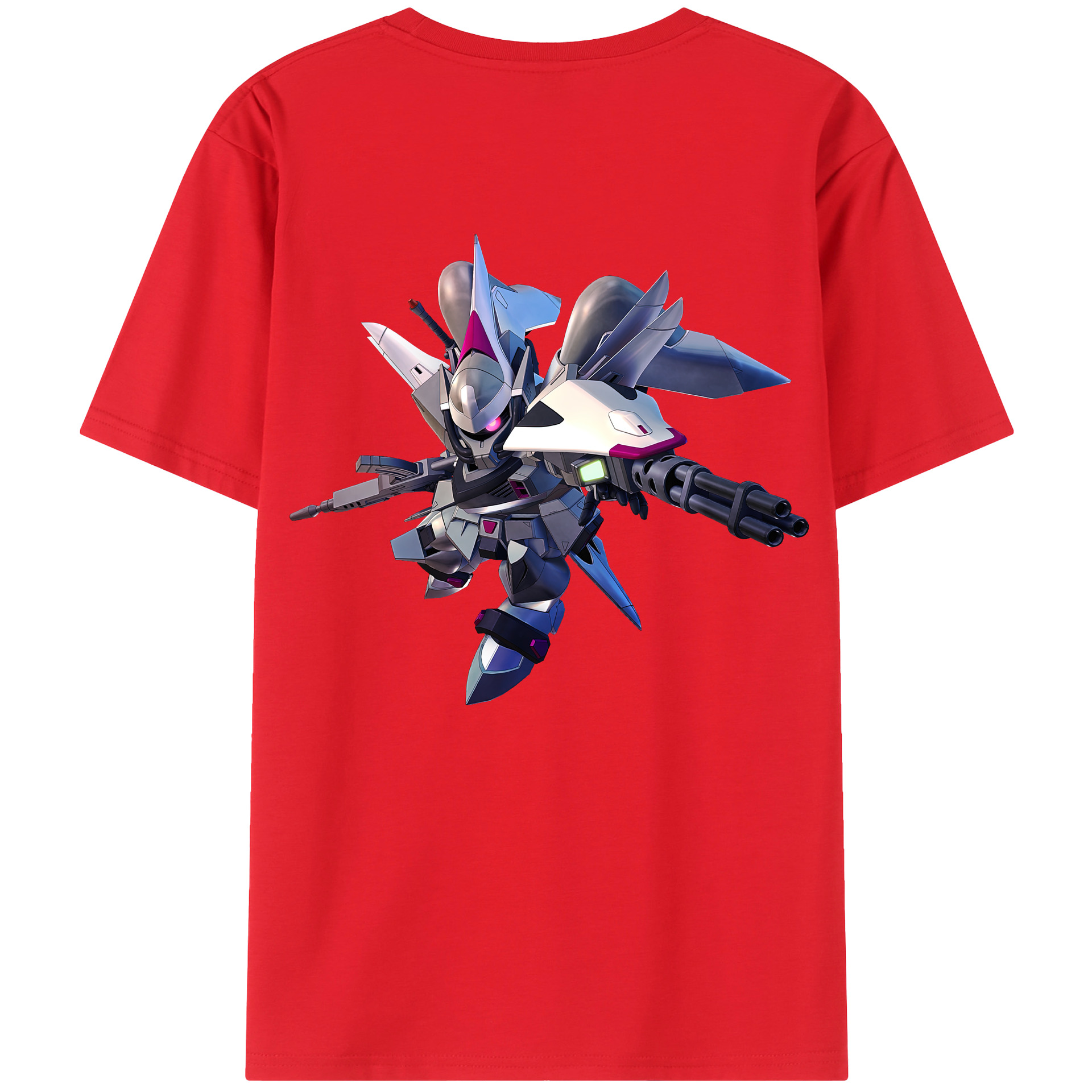 （画像用） 機動戦士ガンダム Mobile Suit Gundam レディース半袖Tシャツ(バックプリント)