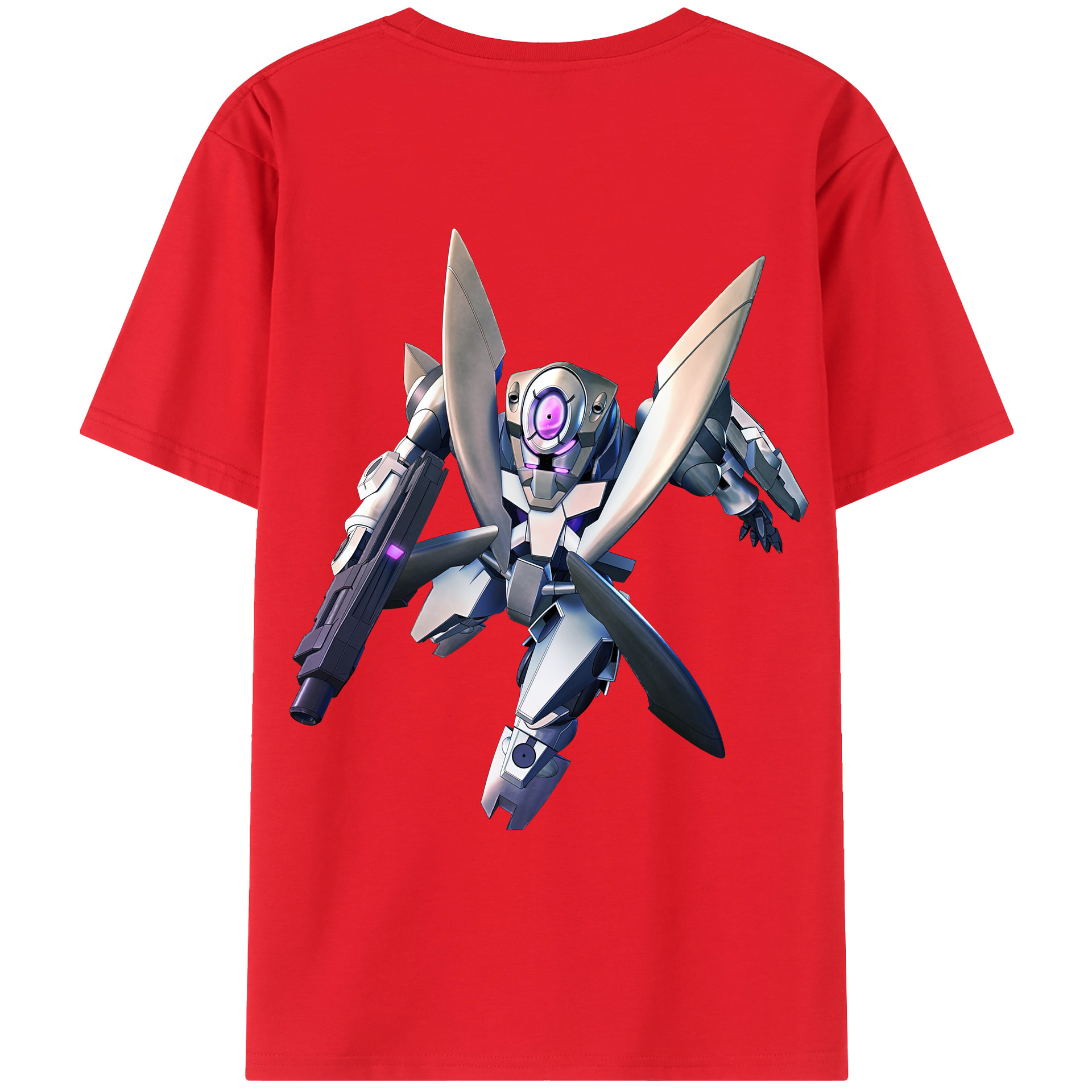 （画像用） 機動戦士ガンダム Mobile Suit Gundam レディース半袖Tシャツ(バックプリント)