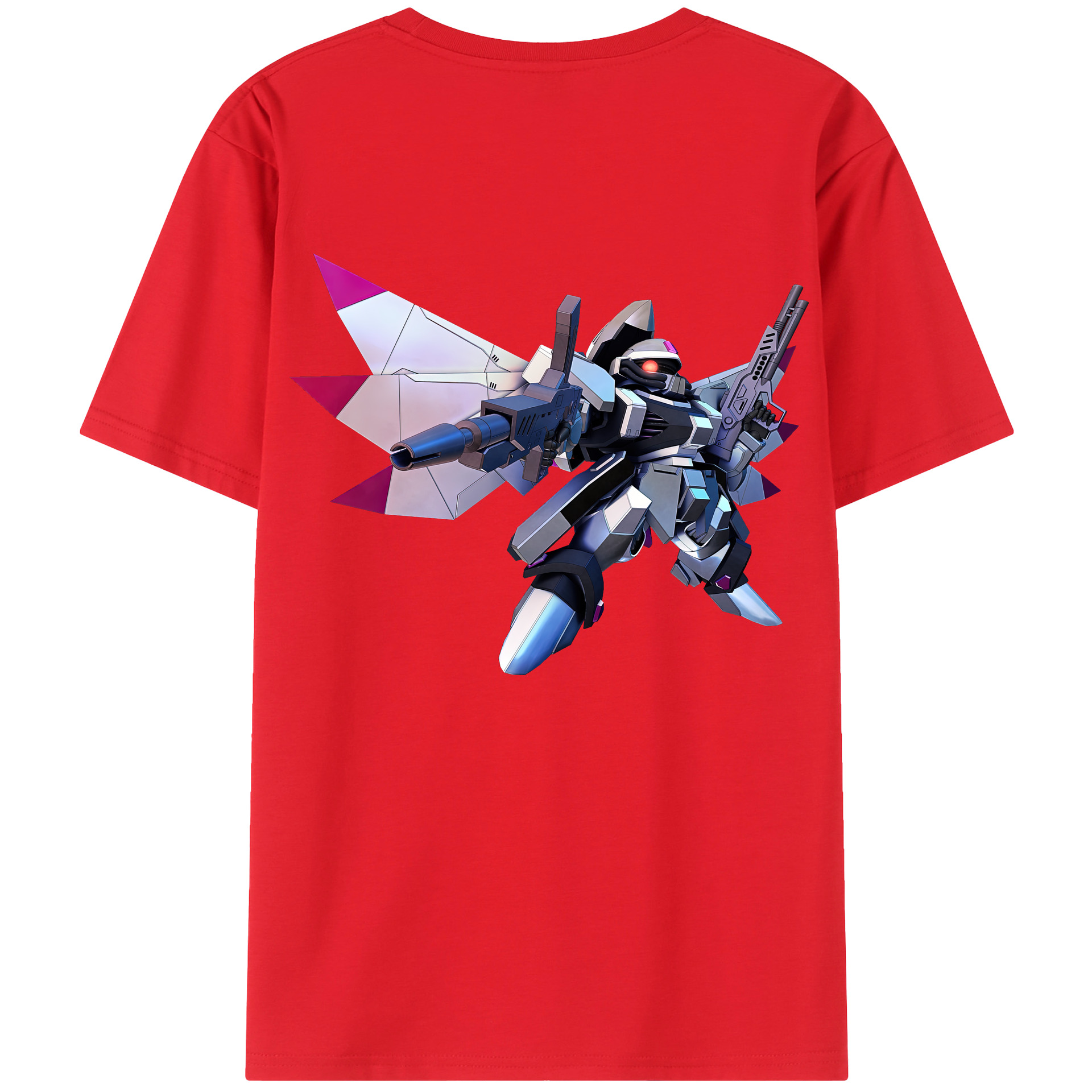 （画像用） 機動戦士ガンダム Mobile Suit Gundam レディース半袖Tシャツ(バックプリント)