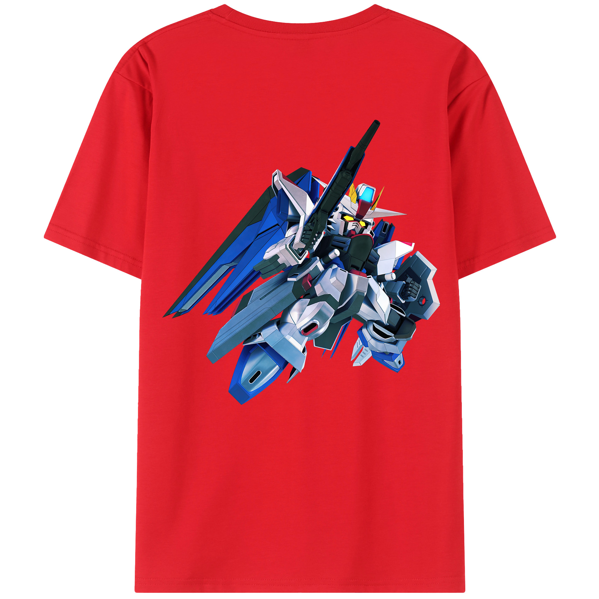 （画像用） 機動戦士ガンダム Mobile Suit Gundam レディース半袖Tシャツ(バックプリント)