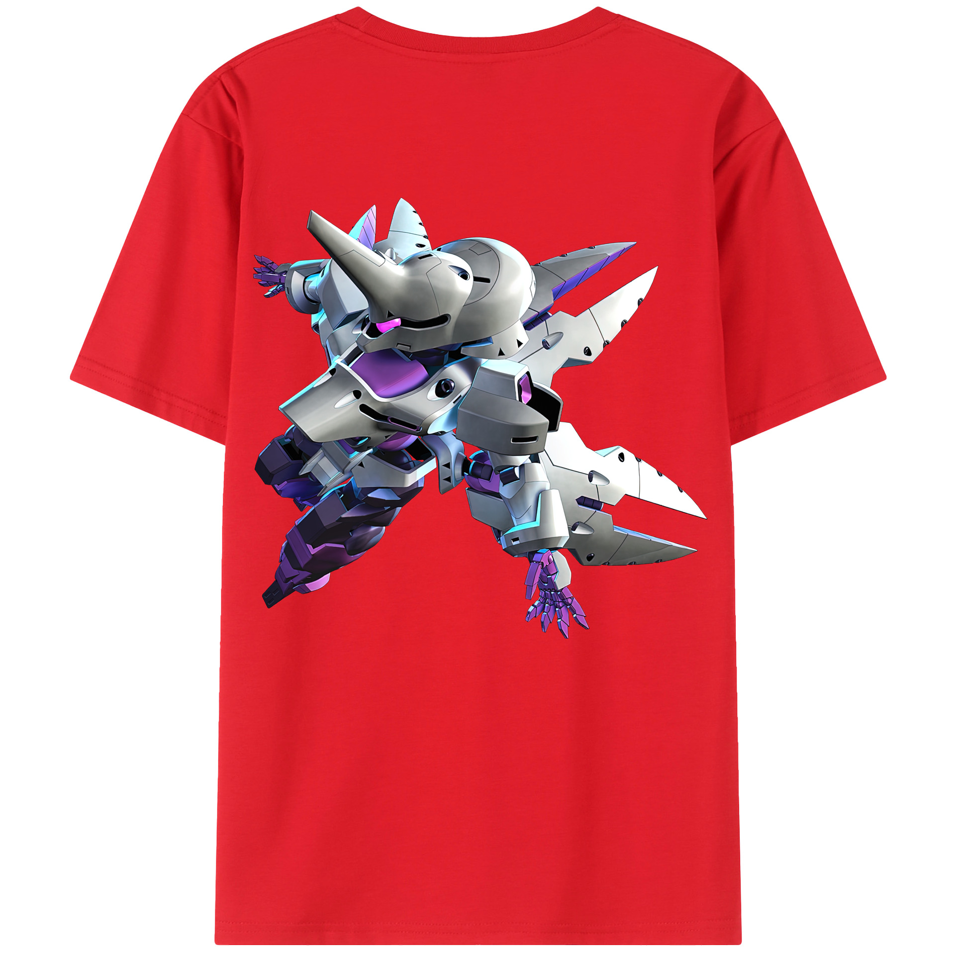 （画像用） 機動戦士ガンダム Mobile Suit Gundam レディース半袖Tシャツ(バックプリント)