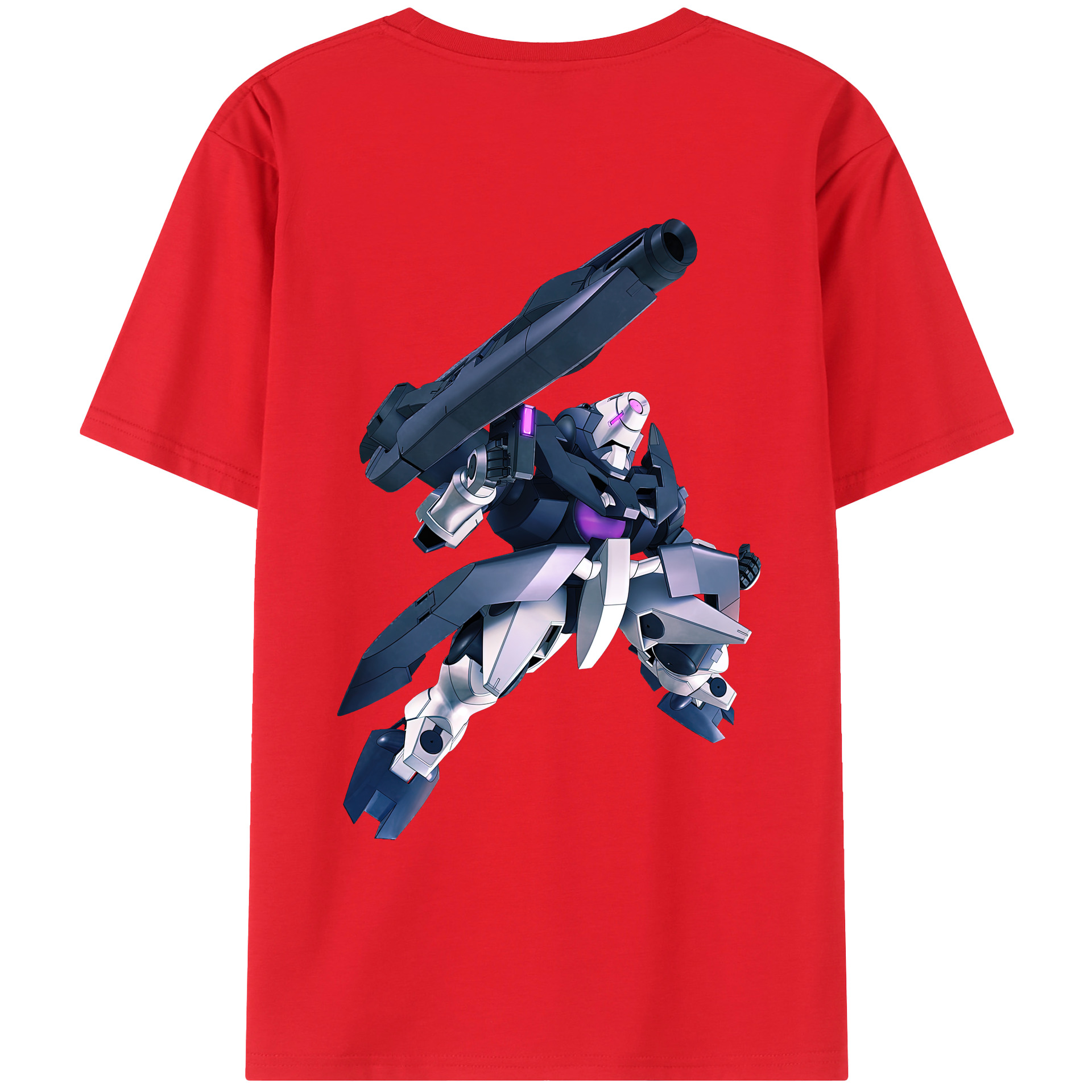 （画像用） 機動戦士ガンダム Mobile Suit Gundam レディース半袖Tシャツ(バックプリント)