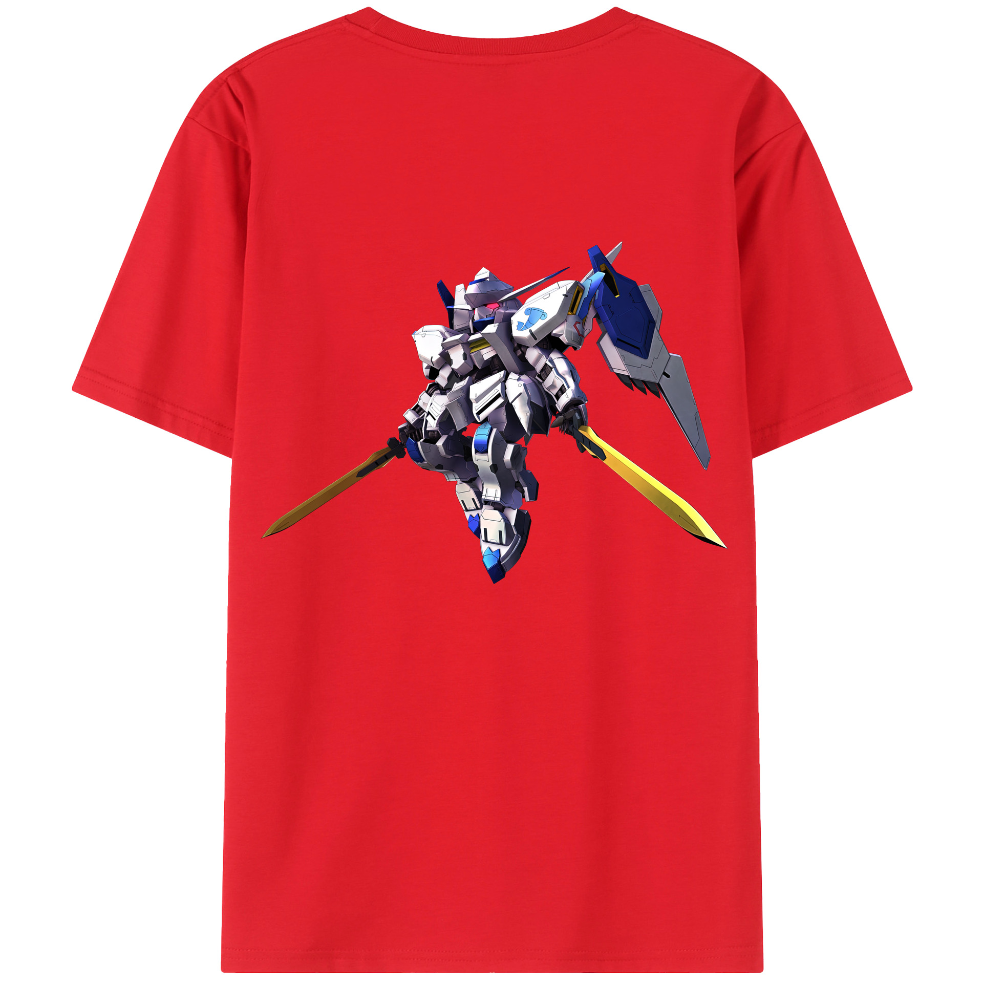 （画像用） 機動戦士ガンダム Mobile Suit Gundam レディース半袖Tシャツ(バックプリント)