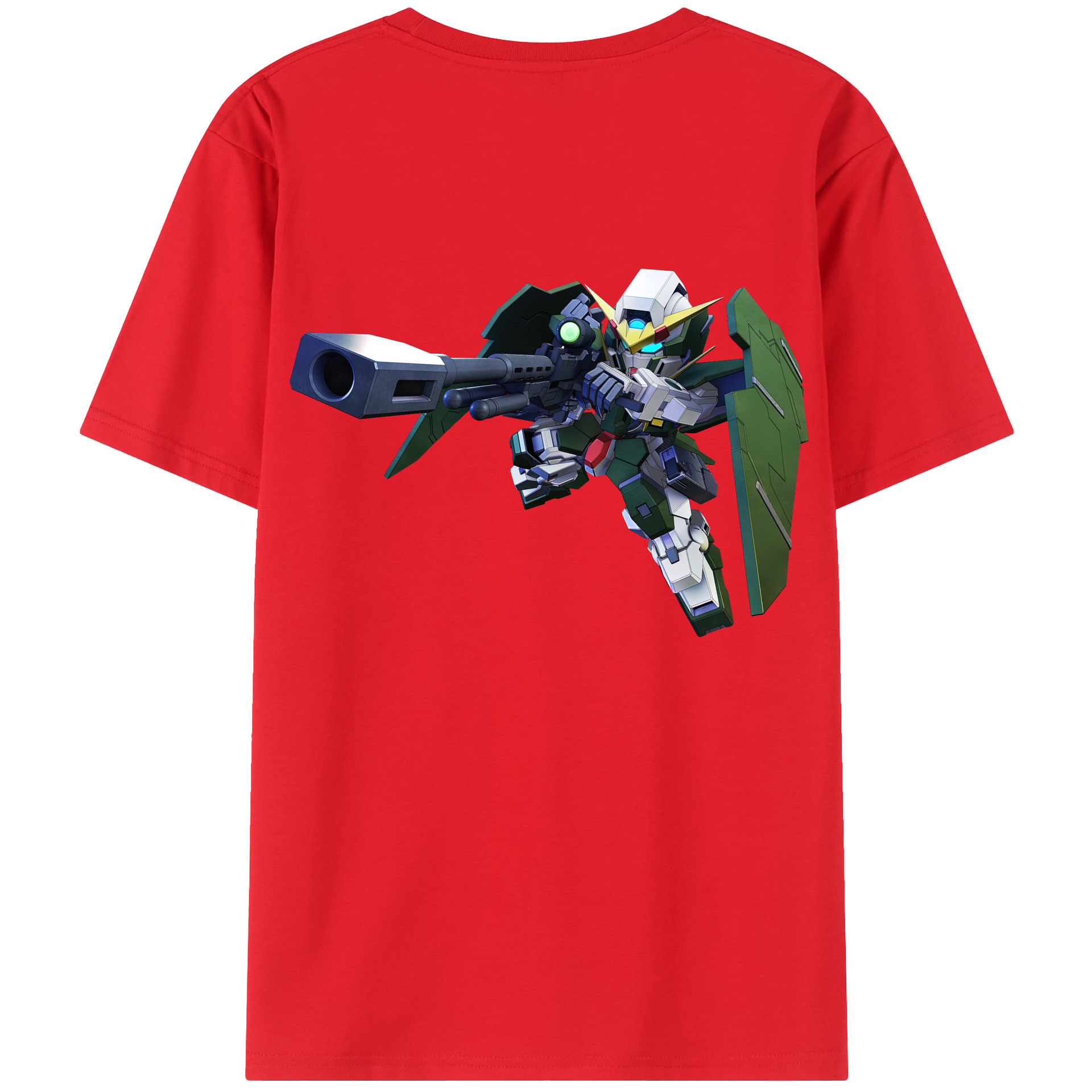 （画像用） 機動戦士ガンダム Mobile Suit Gundam レディース半袖Tシャツ(バックプリント)